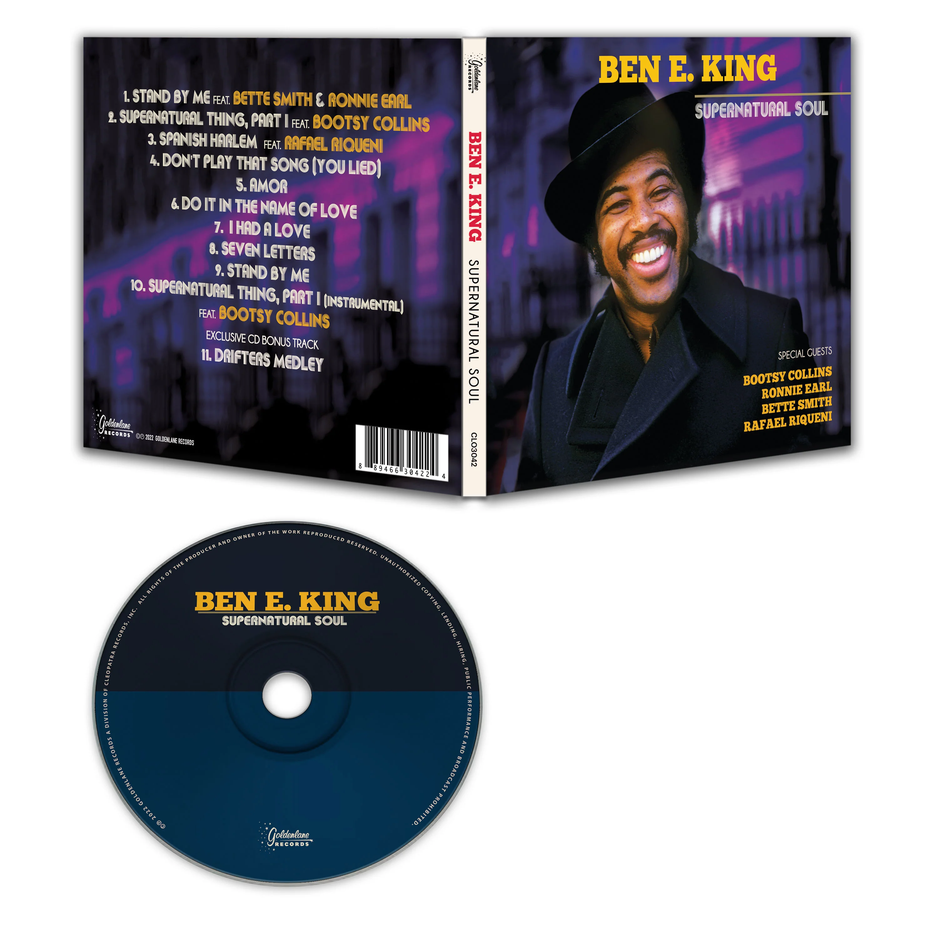 Ben E. King - Supernatural Soul (CD Digipak) - Image 2