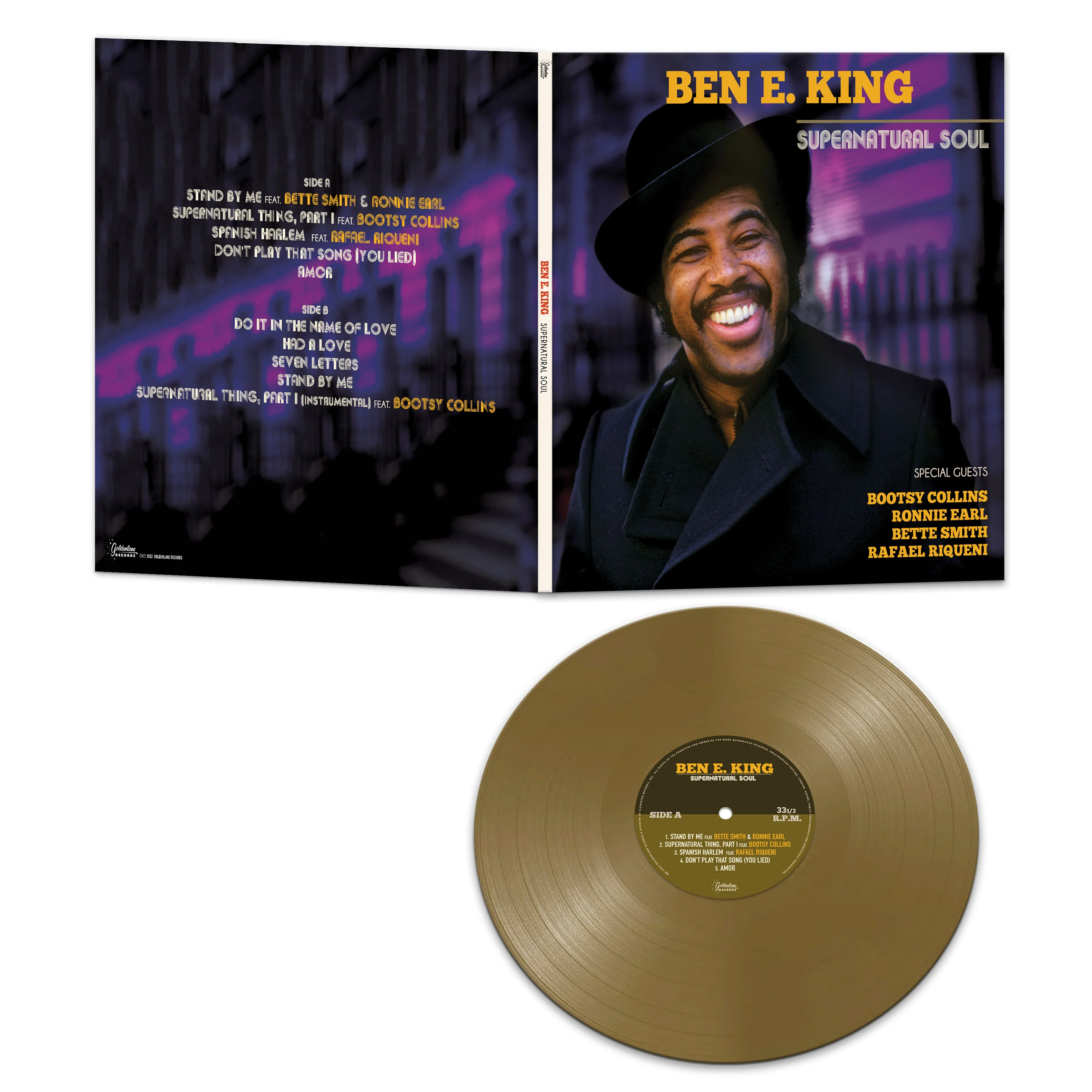 Ben E. King - Supernatural Soul (Gold Vinyl) - Image 2