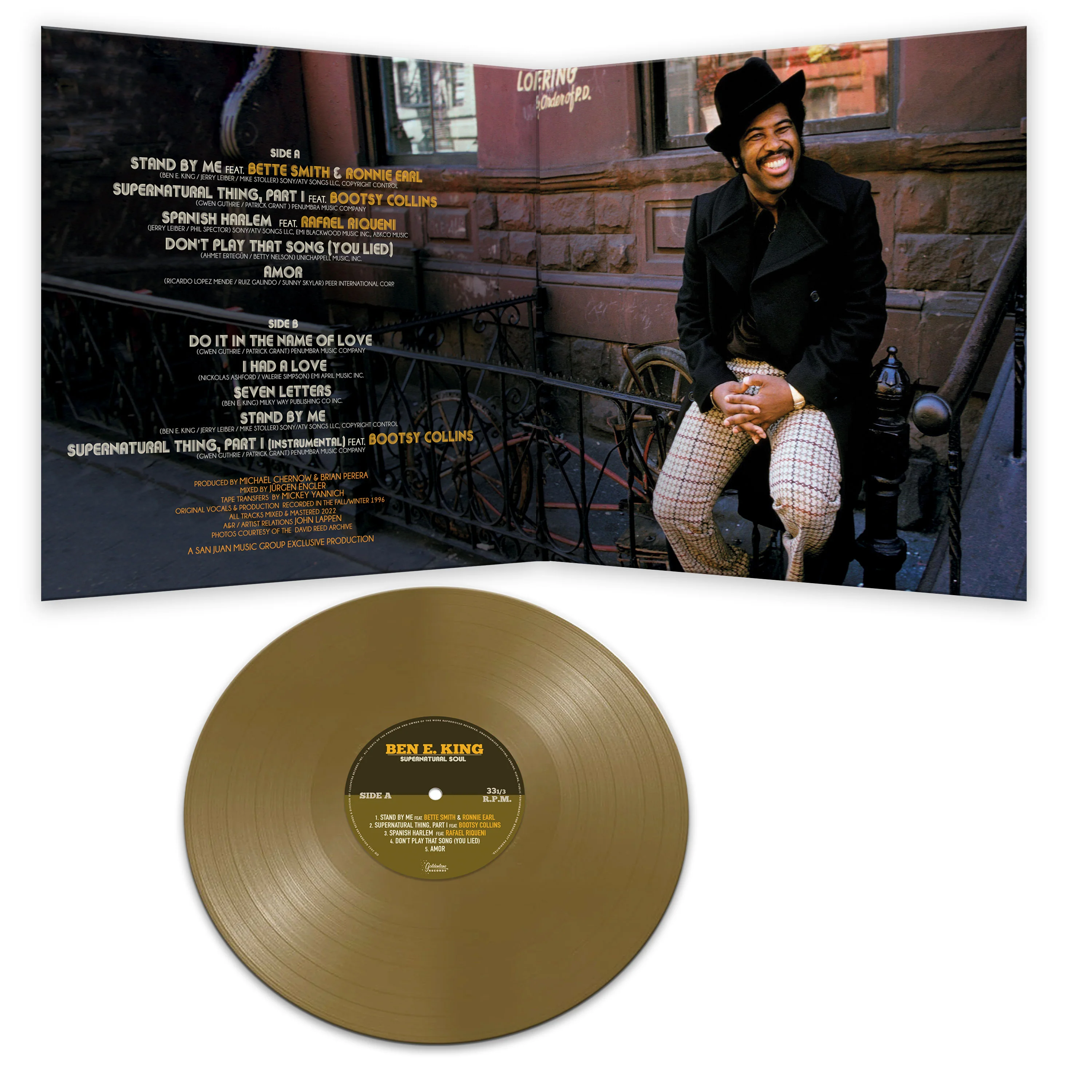 Ben E. King - Supernatural Soul (Gold Vinyl) - Image 3
