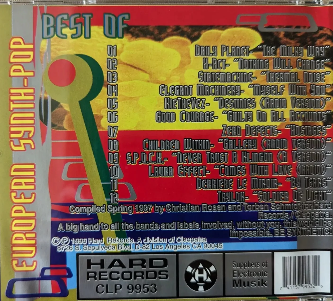 Best Of European Synth Pop (CD) - Image 2