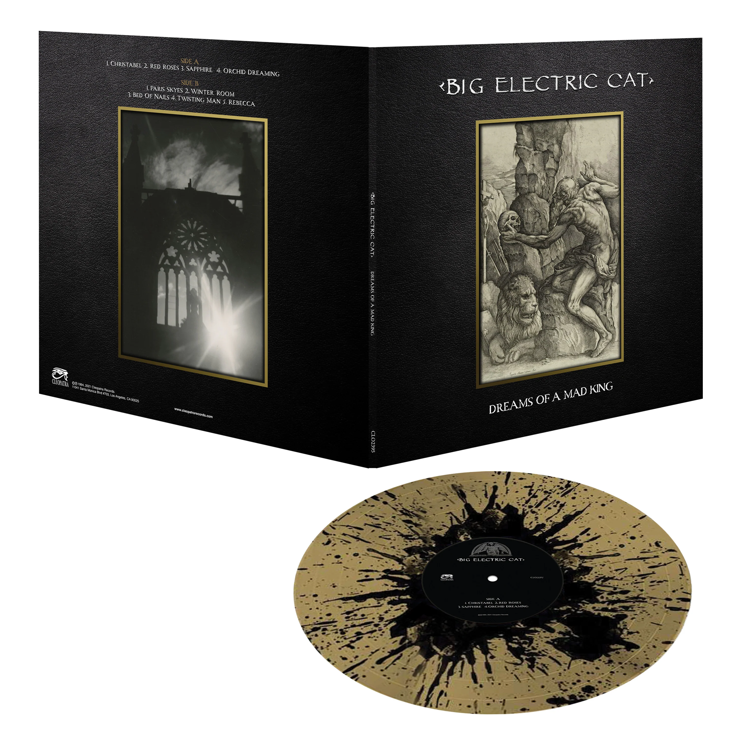 Big Electric Cat - Dreams of a Mad King (Gold-Black Splatter Vinyl) - Image 2