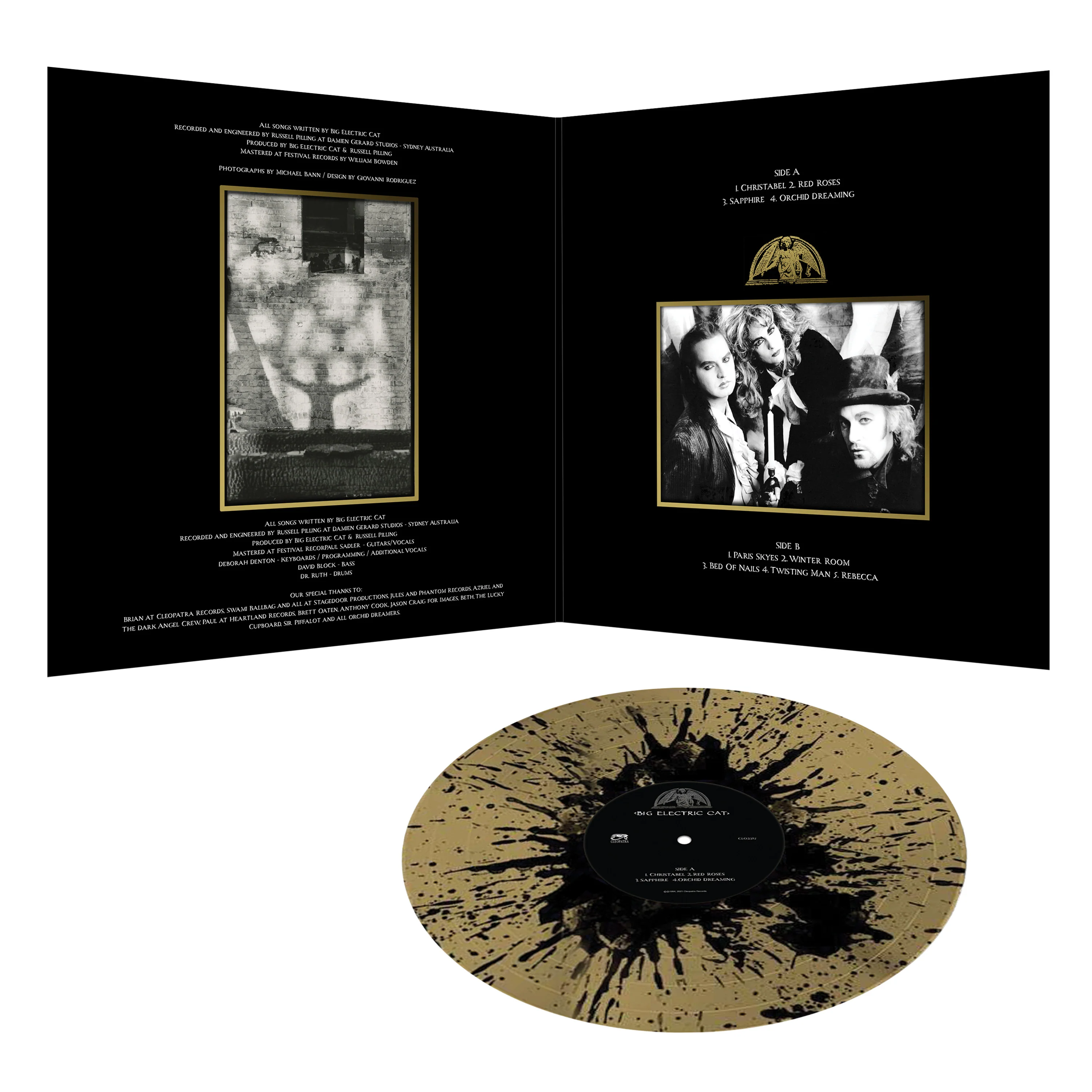 Big Electric Cat - Dreams of a Mad King (Gold-Black Splatter Vinyl) - Image 3