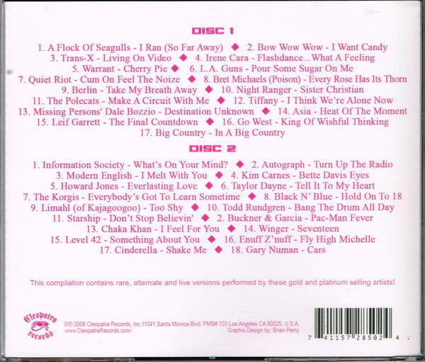 Big Hair 80’s Hits (2 CD) - Image 2