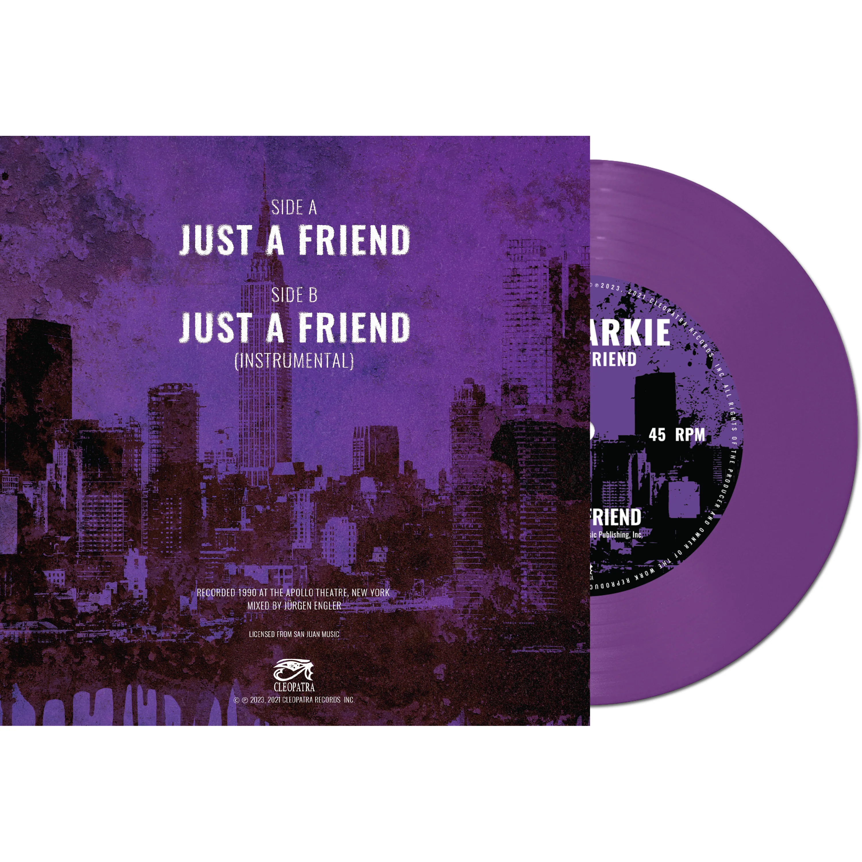 Biz Markie - Just A Friend (Purple 7" Vinyl) - Image 2