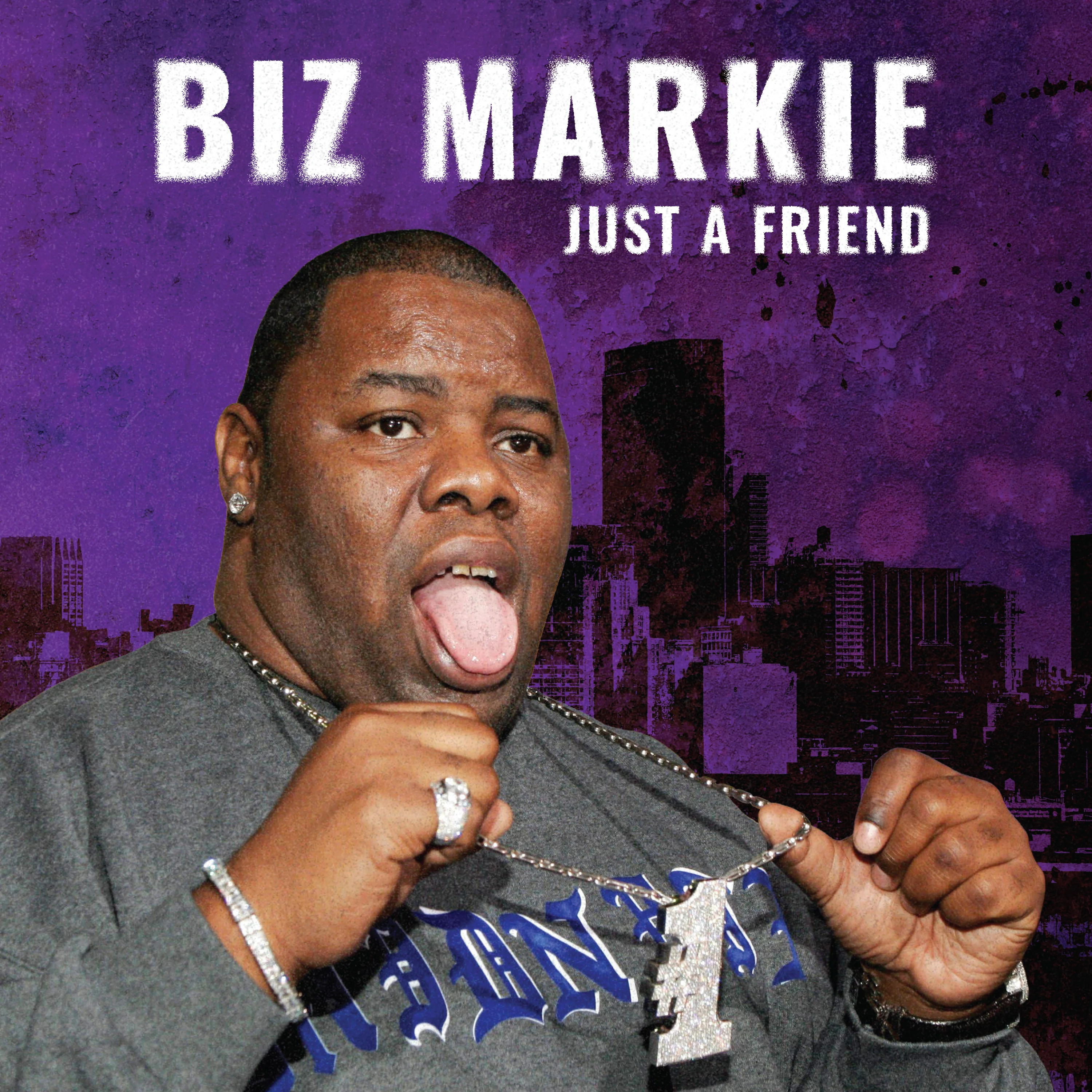 Biz Markie - Just A Friend (Purple 7" Vinyl) - Image 3