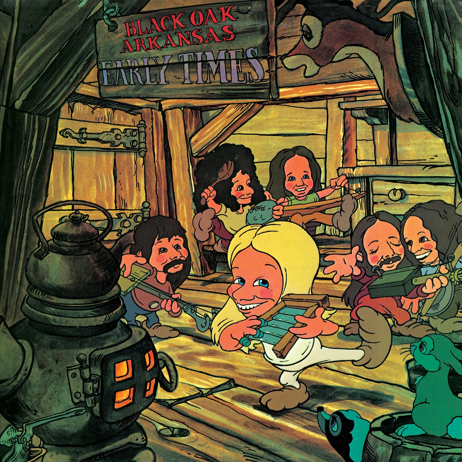 Black Oak Arkansas - Early Times (Red Marble Vinyl) - Image 3