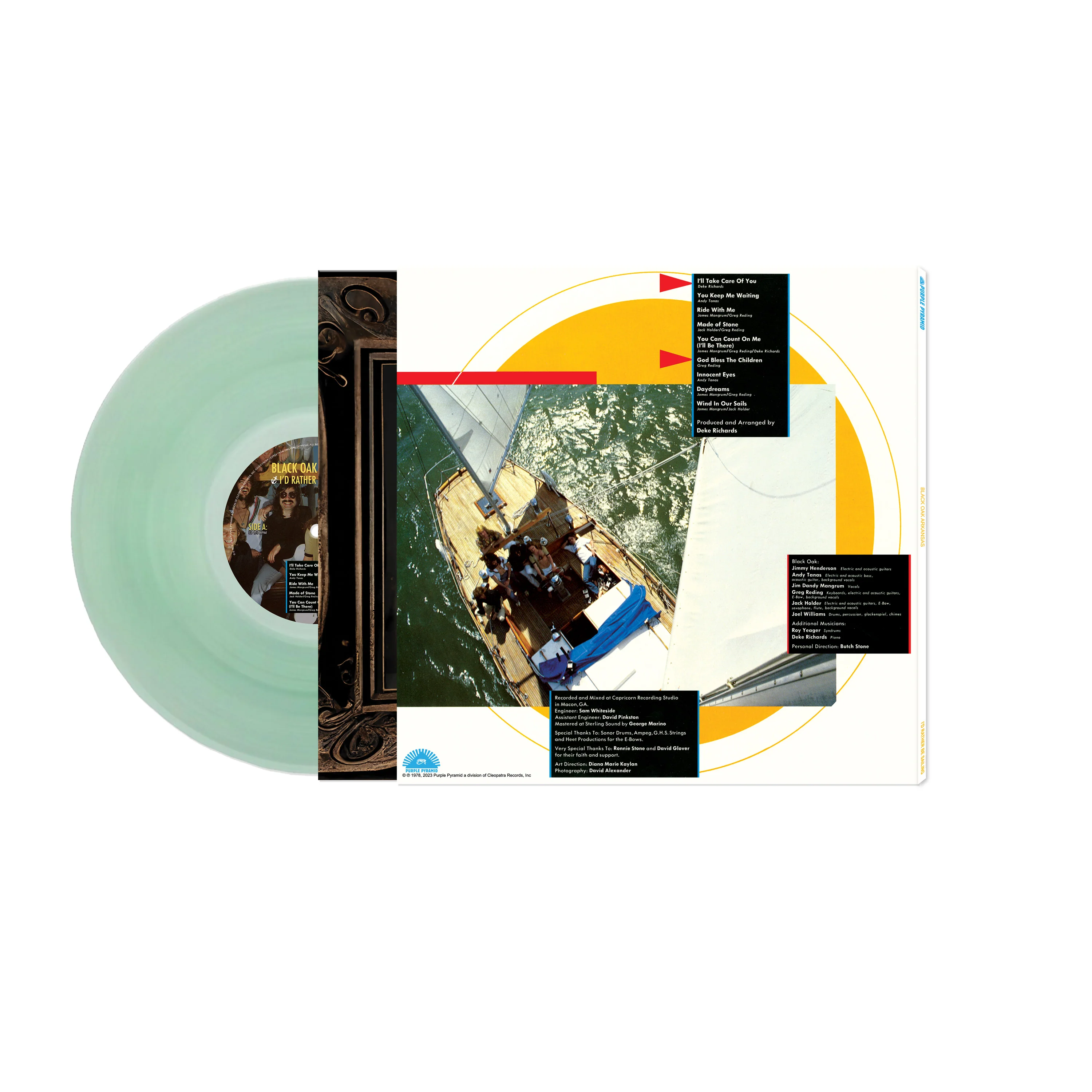Black Oak Arkansas - I'd Rather Be Sailing (Coke Bottle Green Vinyl) - Image 2