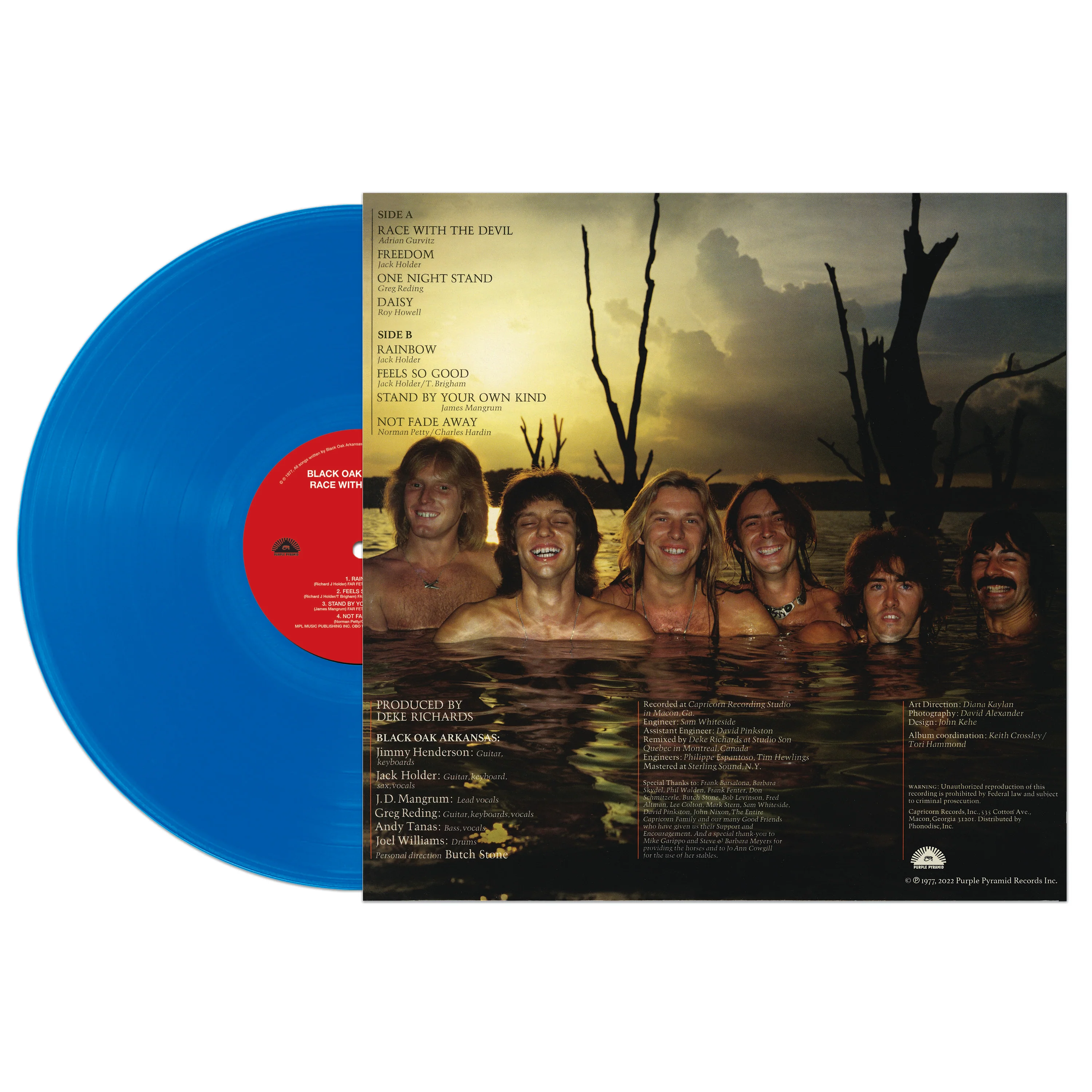 Black Oak Arkansas - Race With The Devil (Blue Vinyl) - Image 4