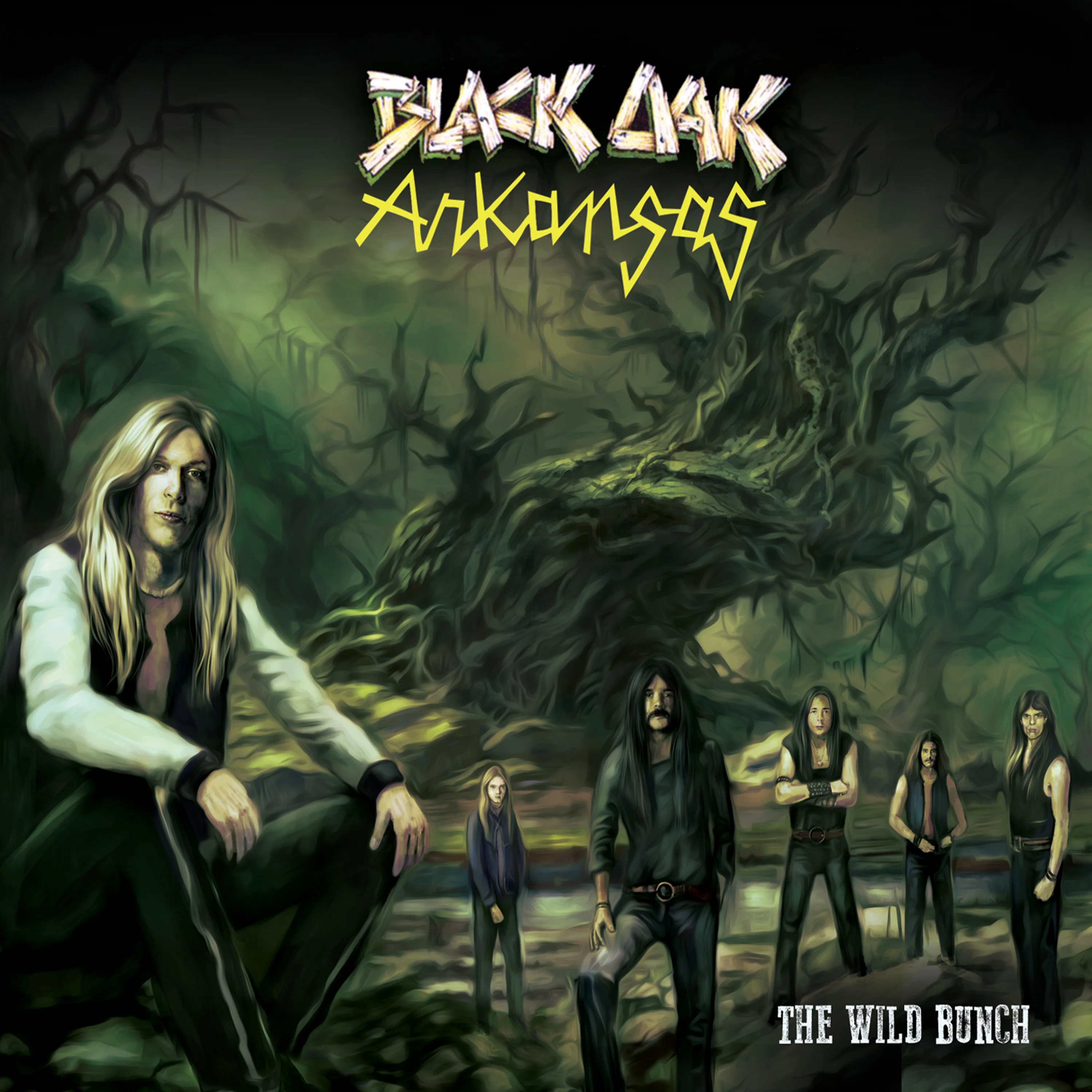 Black Oak Arkansas - The Wild Bunch (Green Marble Vinyl) - Image 4