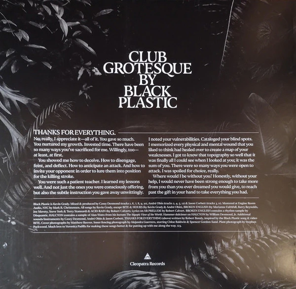Black Plastic - Club Grotesque (Purple Vinyl) - Image 5