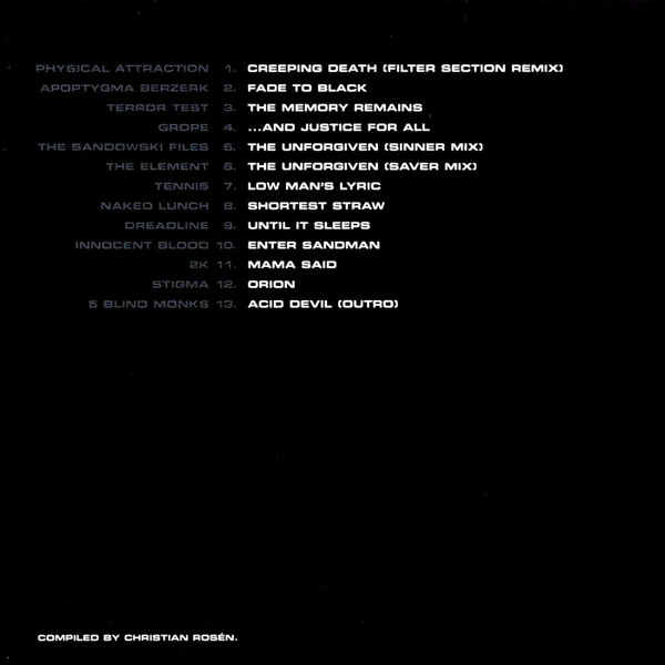 Blackest Album 2 - A Tribute To Metallica (CD) - Image 2
