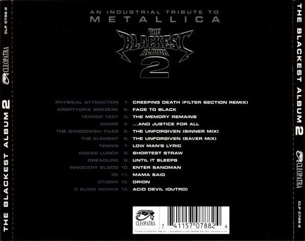 Blackest Album 2 - A Tribute To Metallica (CD) - Image 3