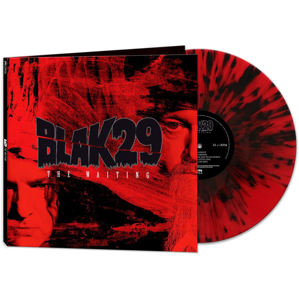 Blak29 - The Waiting (Red Black Splatter Vinyl - Signed by Steve Zing) - Image 2