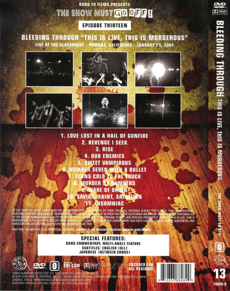 Bleeding Through - This Is Live, This Is Murderous - Live At The Glasshouse 2004 (DVD) - Image 3