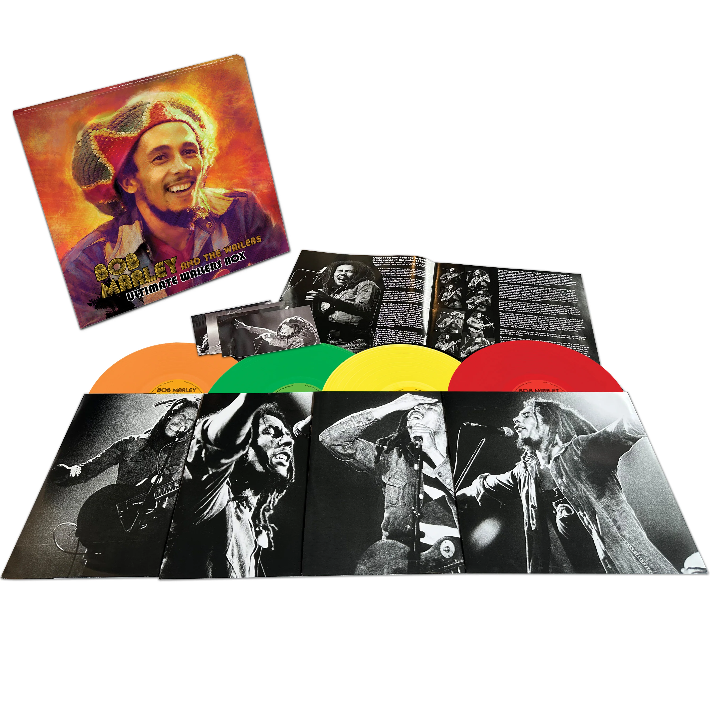 Bob Marley and The Wailers - Ultimate Wailers Box (Red-Yellow-Green-Orange 4 Vinyl Set) - Image 2