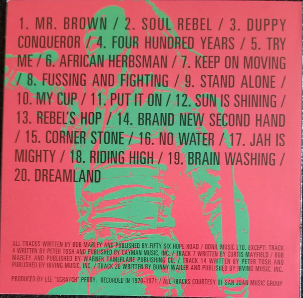 Bob Marley - Gold Collection 1970-1971 (CD) - Image 4