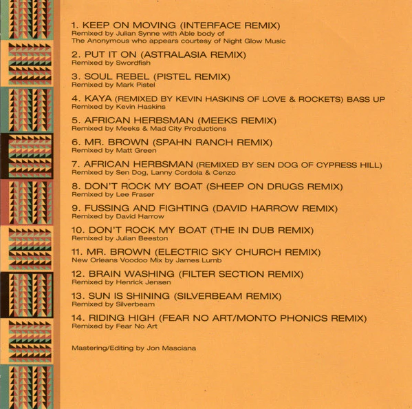 Bob Marley & The Wailers - Remix Revolution Greats (CD) - Image 2