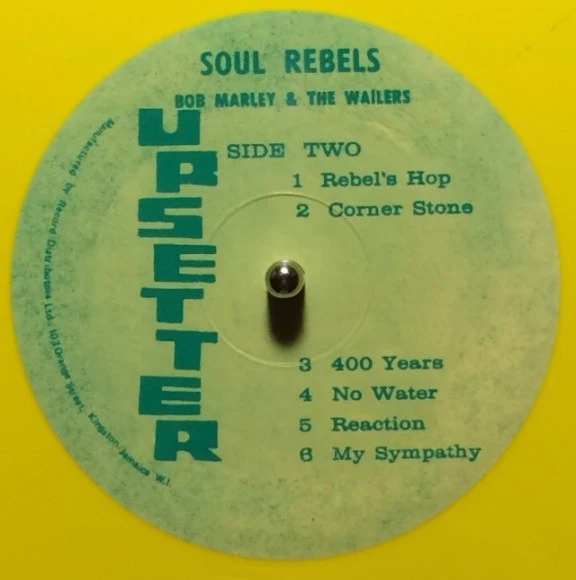 Bob Marley & The Wailers - Soul Rebels (Yellow LP) These last copies have slightly damaged covers with bent corners & creases on the jackets - Image 3