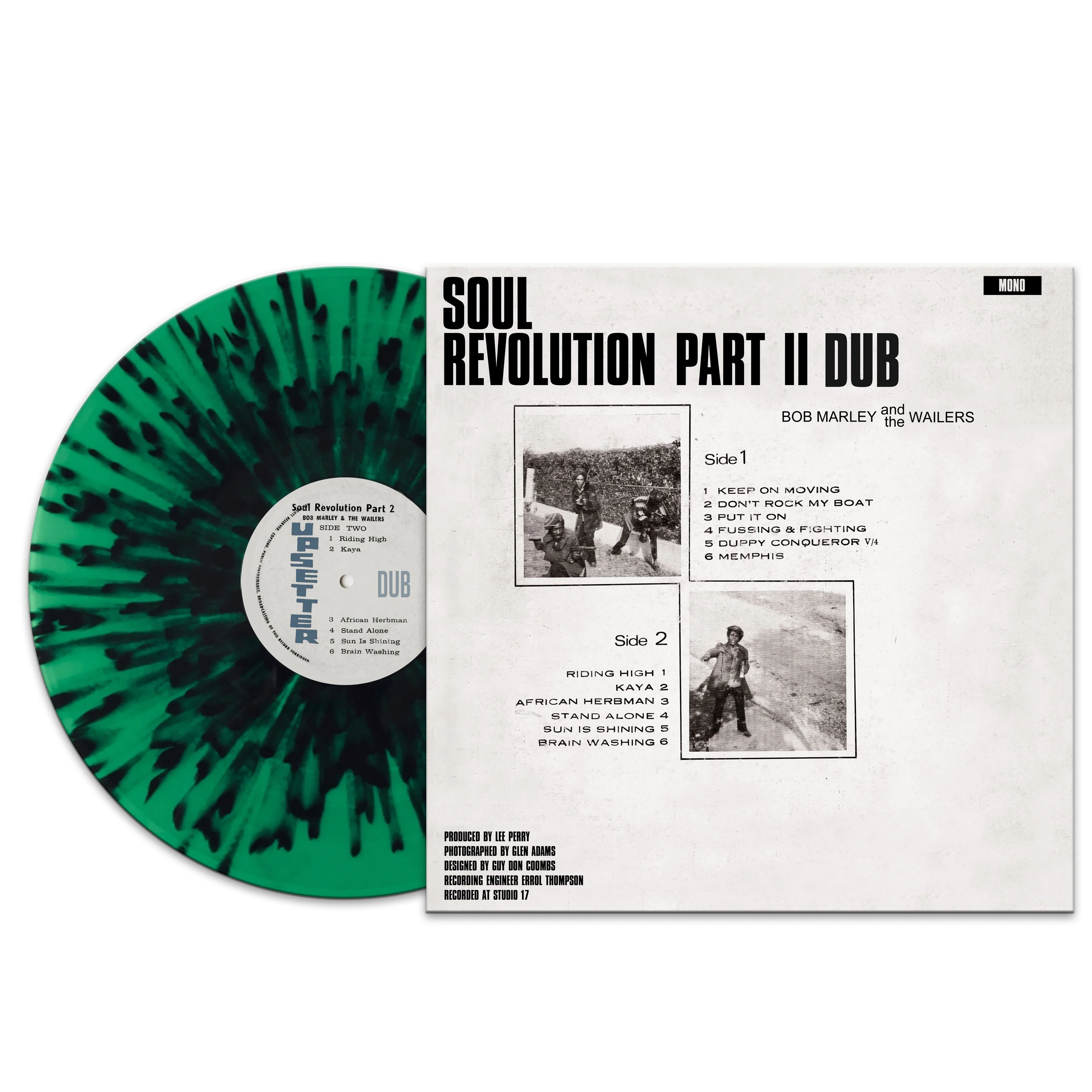 Bob Marley & The Wailers - Soul Revolution Part II Dub (Green Splatter Vinyl) - Image 2