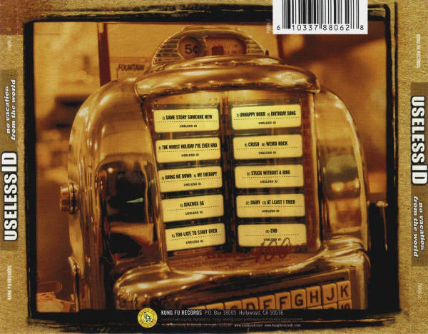 Useless ID - No Vacation from the World (CD) - Image 2