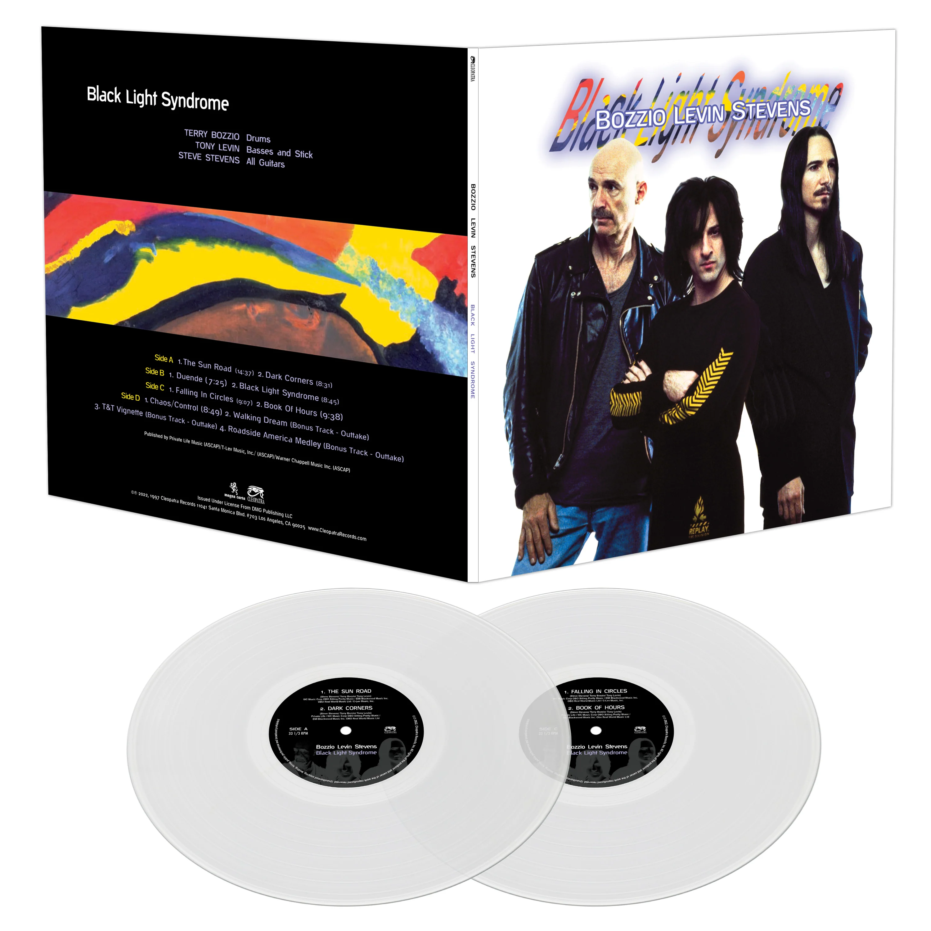 Bozzio Levin Stevens - Black Light Syndrome (Clear Double Vinyl) - Image 2