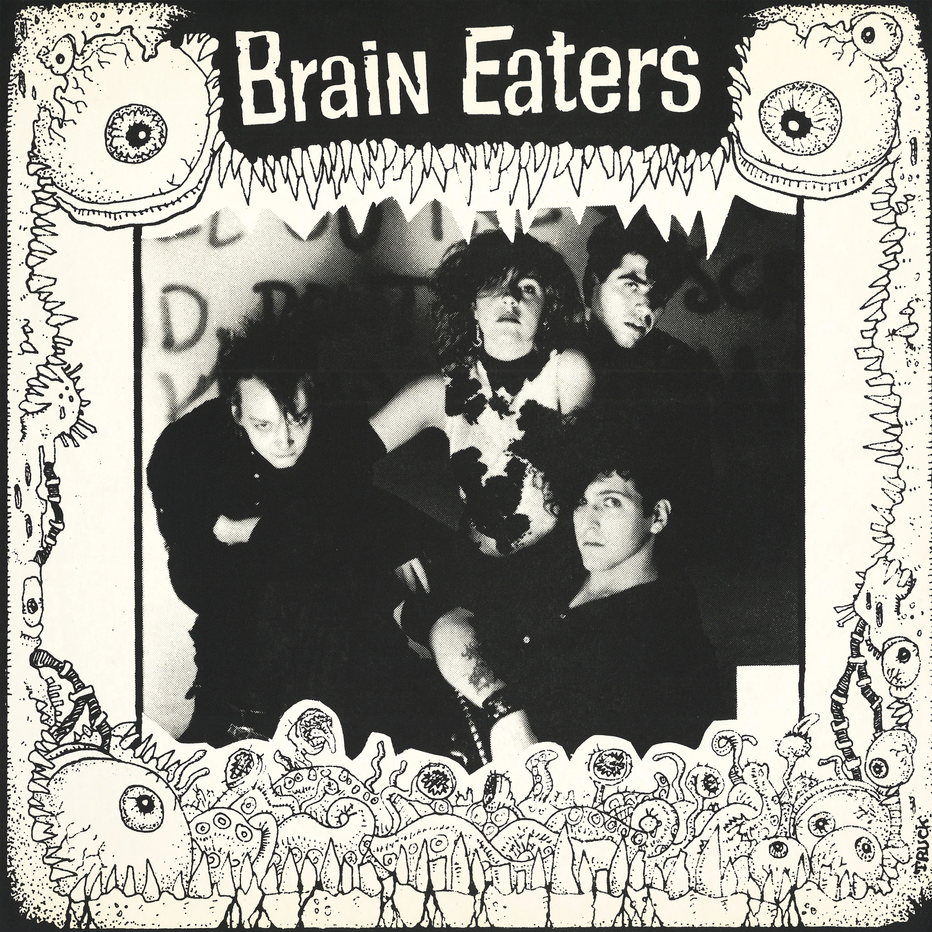 Brain Eaters - Brain Eaters (Green-Black Splatter Vinyl) - Image 3