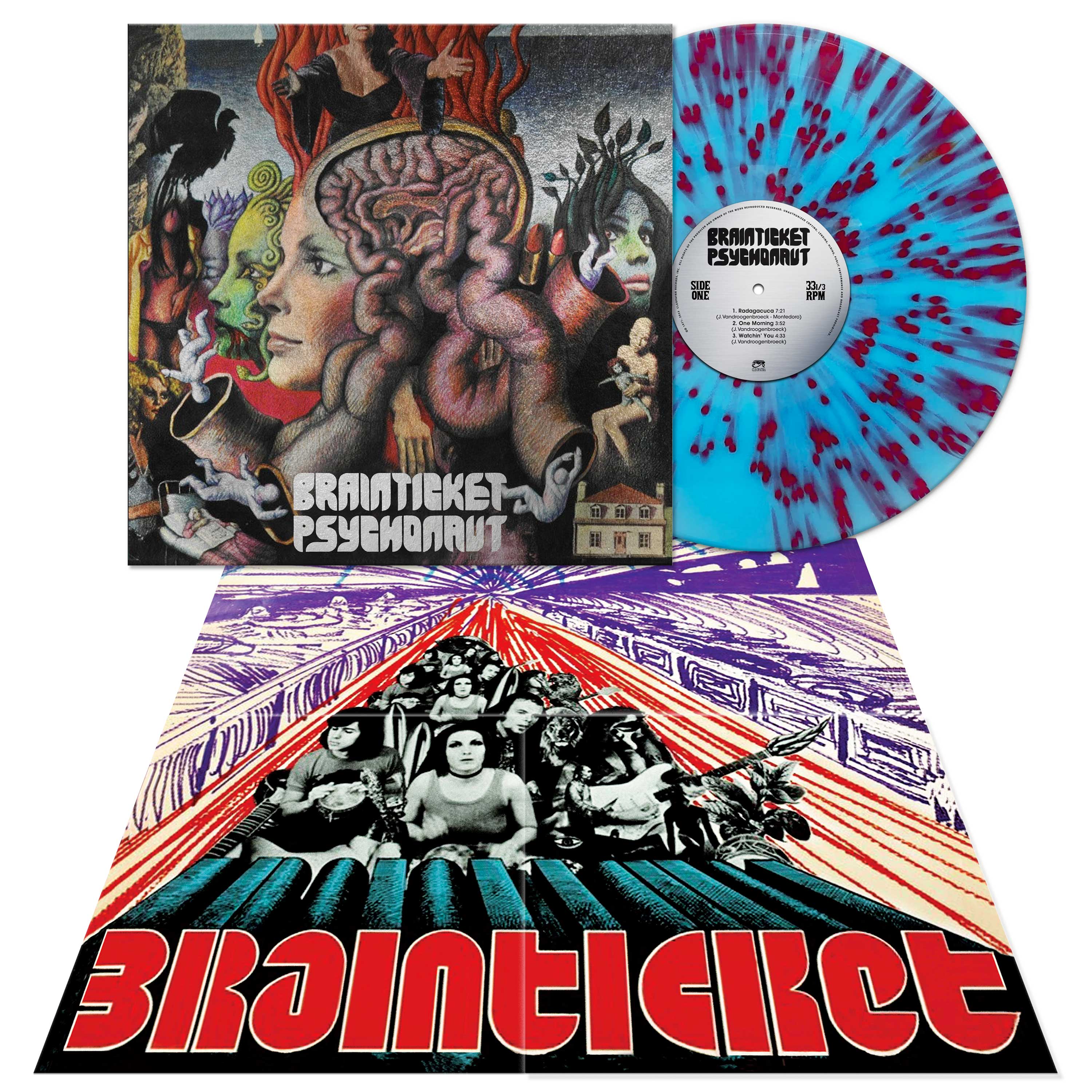 Brainticket - Psychonaut (Blue-Red Splatter Vinyl) - Image 2