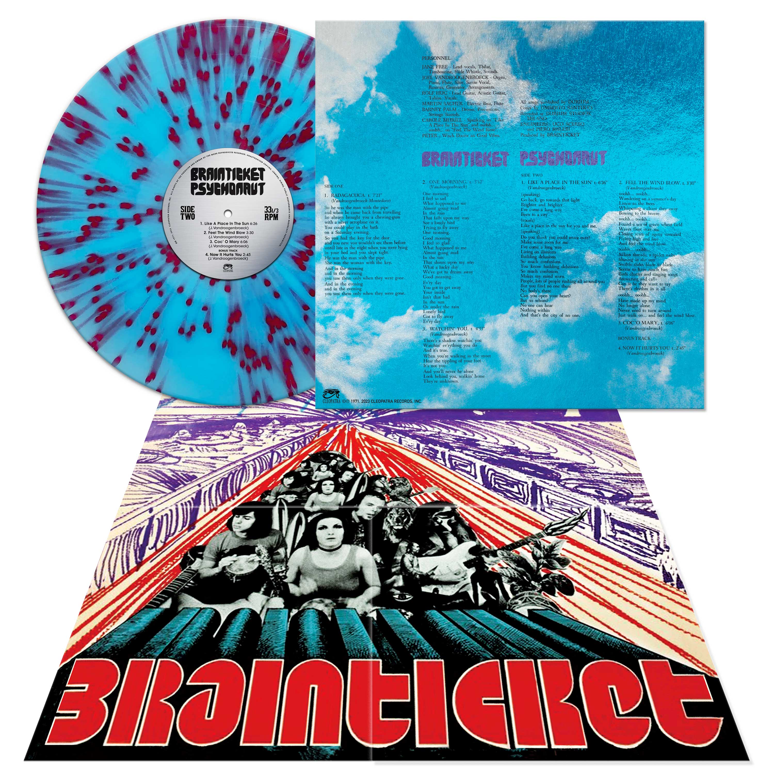 Brainticket - Psychonaut (Blue-Red Splatter Vinyl) - Image 3