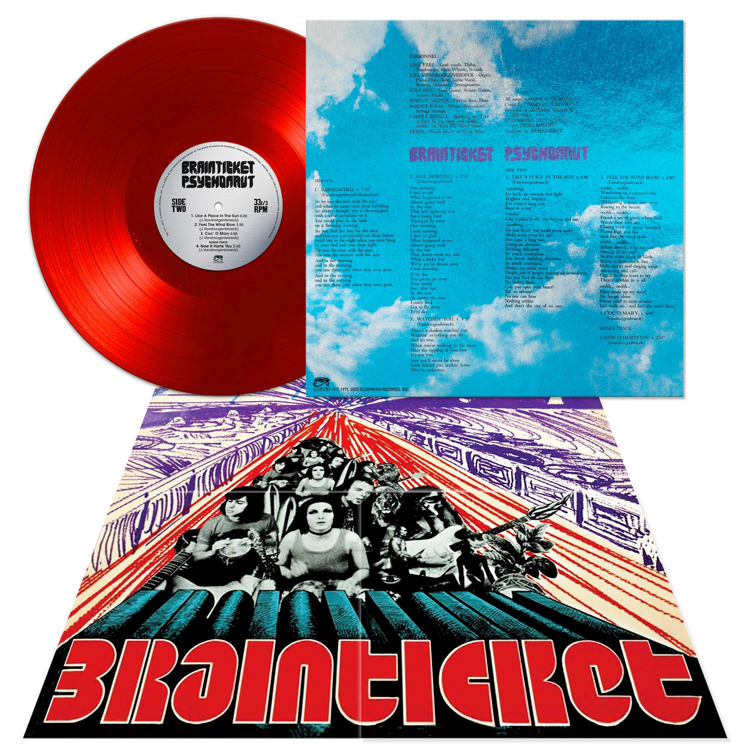 Brainticket - Psychonaut (Red Vinyl + Poster) - Image 2