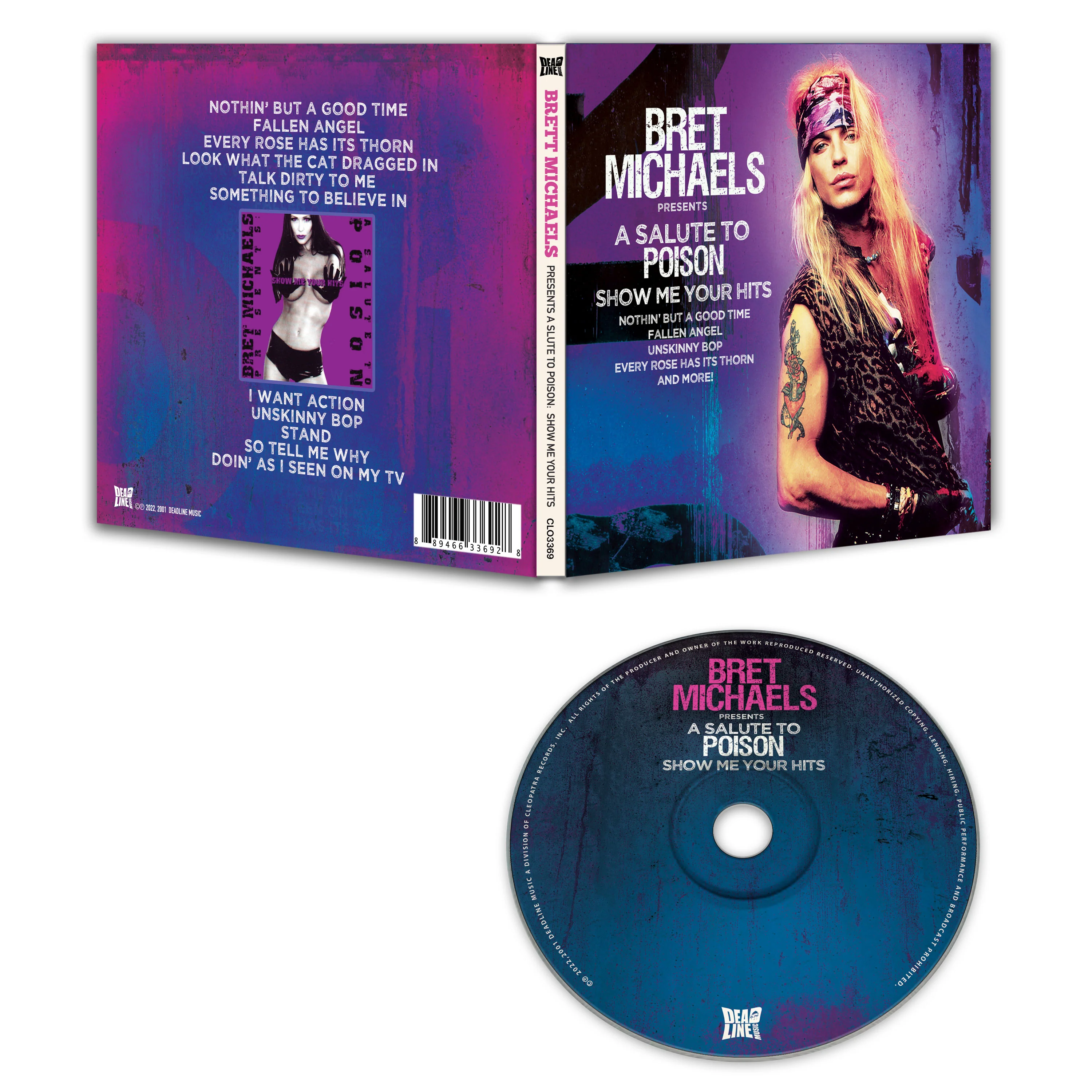 Bret Michaels - A Salute To Poison - Show Me Your Hits (CD Digipak) - Image 2