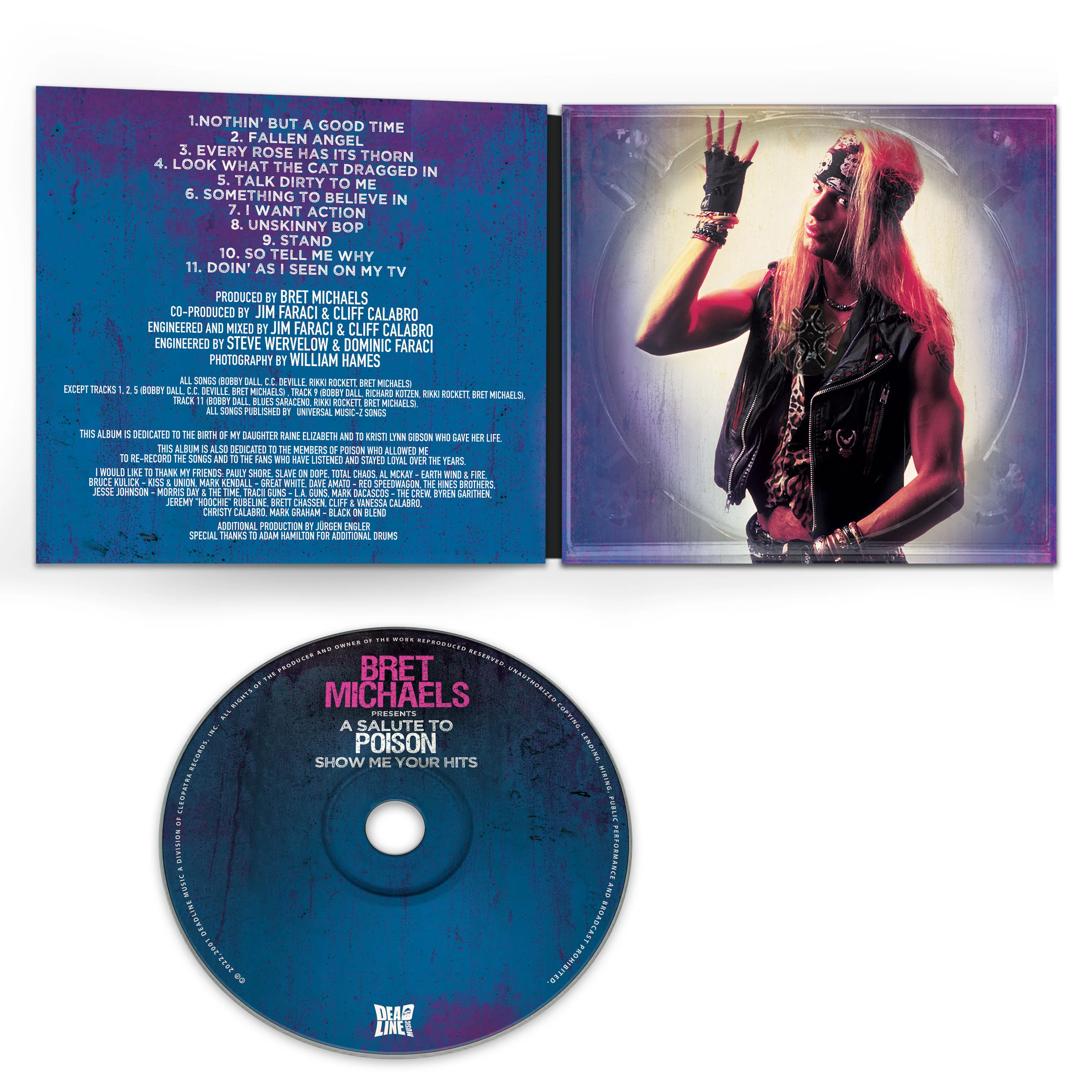Bret Michaels - A Salute To Poison - Show Me Your Hits (CD Digipak) - Image 3
