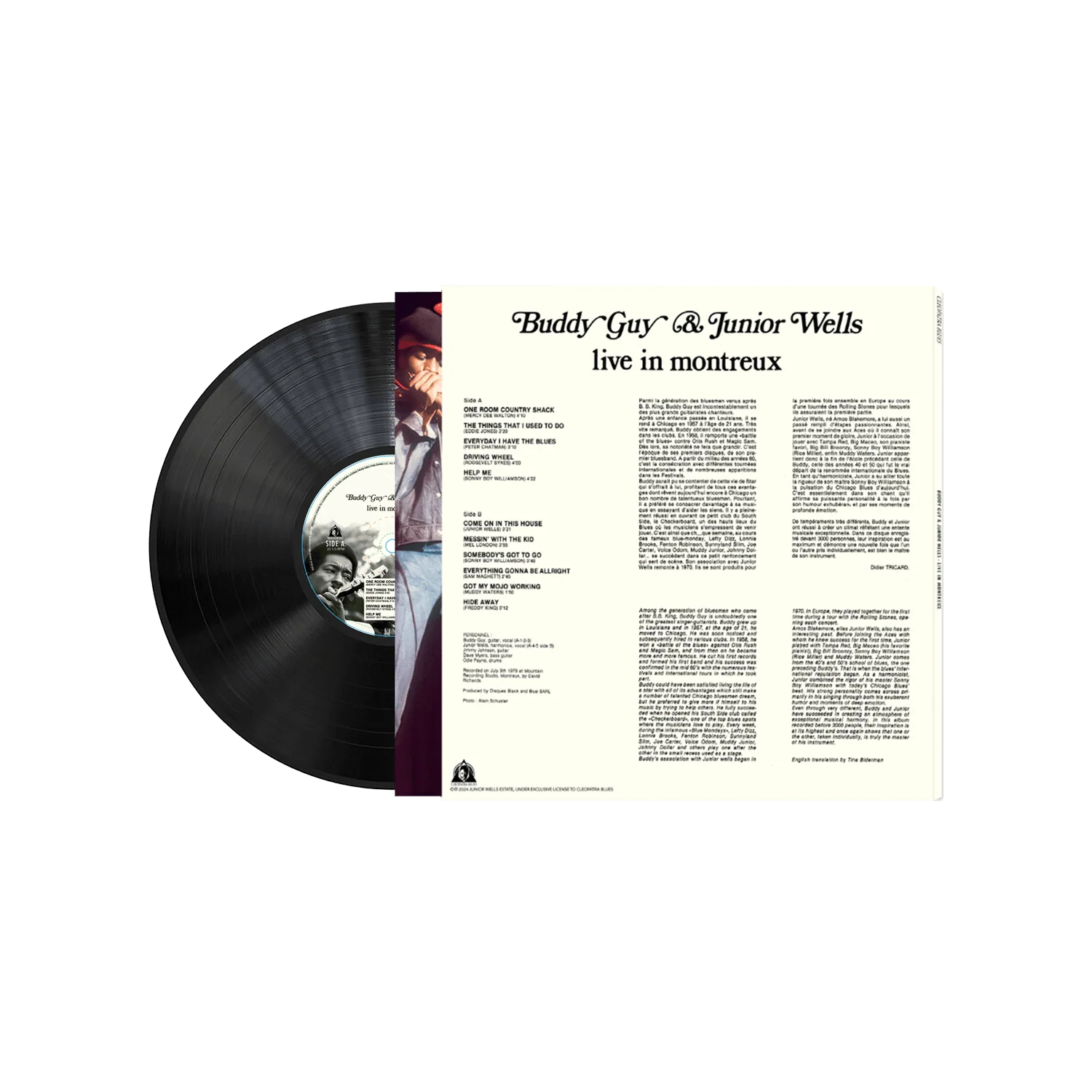 Buddy Guy & Junior Wells - Live In Montreux (Black Vinyl LP) - Image 2