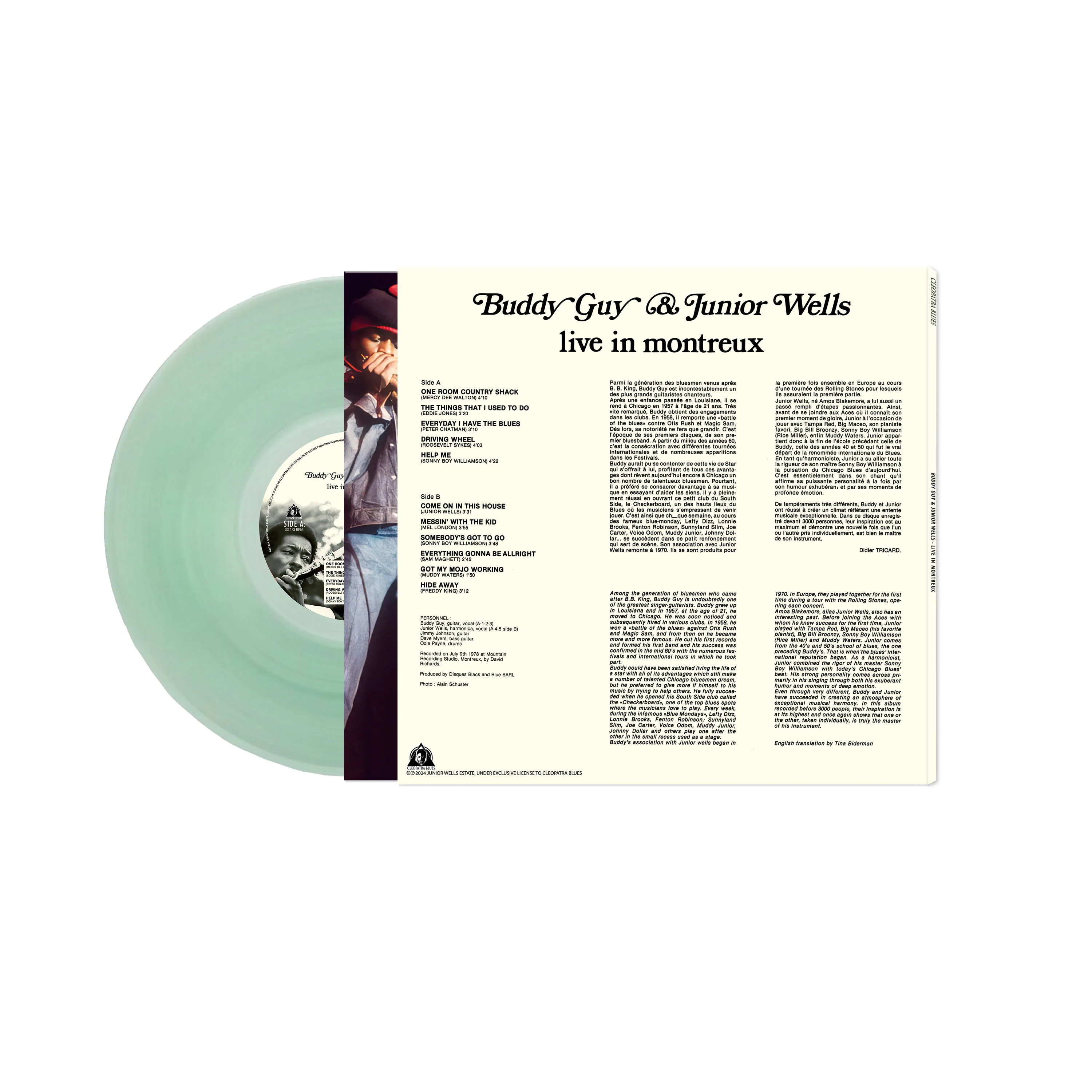 Buddy Guy & Junior Wells - Live In Montreux (Coke Bottle Green Vinyl) - Image 2