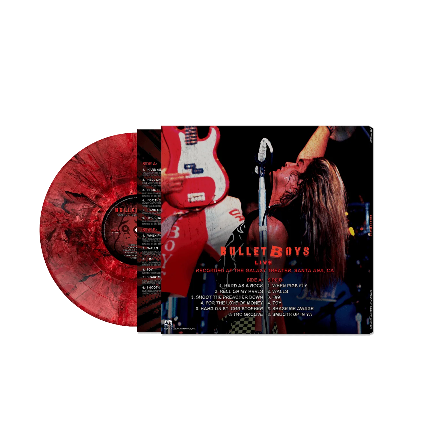 Bullet Boys - Behind The Orange Curtain (Red Marble Vinyl LP) - Image 2