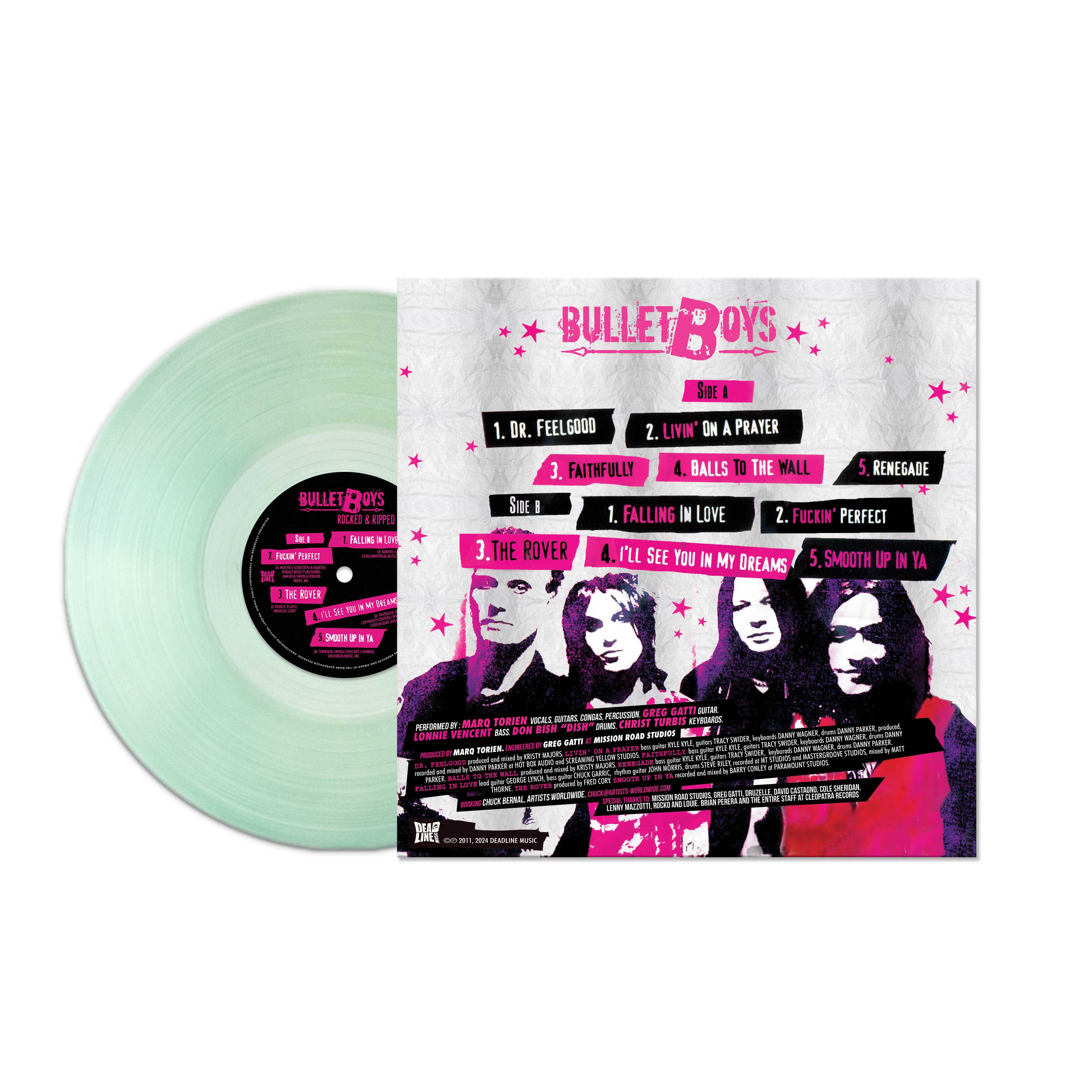Bullet - Boys - Rocked & Ripped (Coke Bottle Green Vinyl) - Image 2