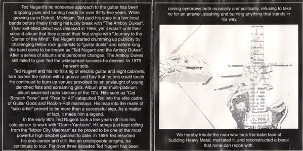 Bulletproof Fever - A Tribute To Ted Nugent (CD) - Image 3