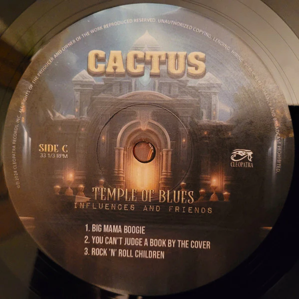 Cactus - Temple Of Blues (Black 180 Gram Double Vinyl) - Image 6