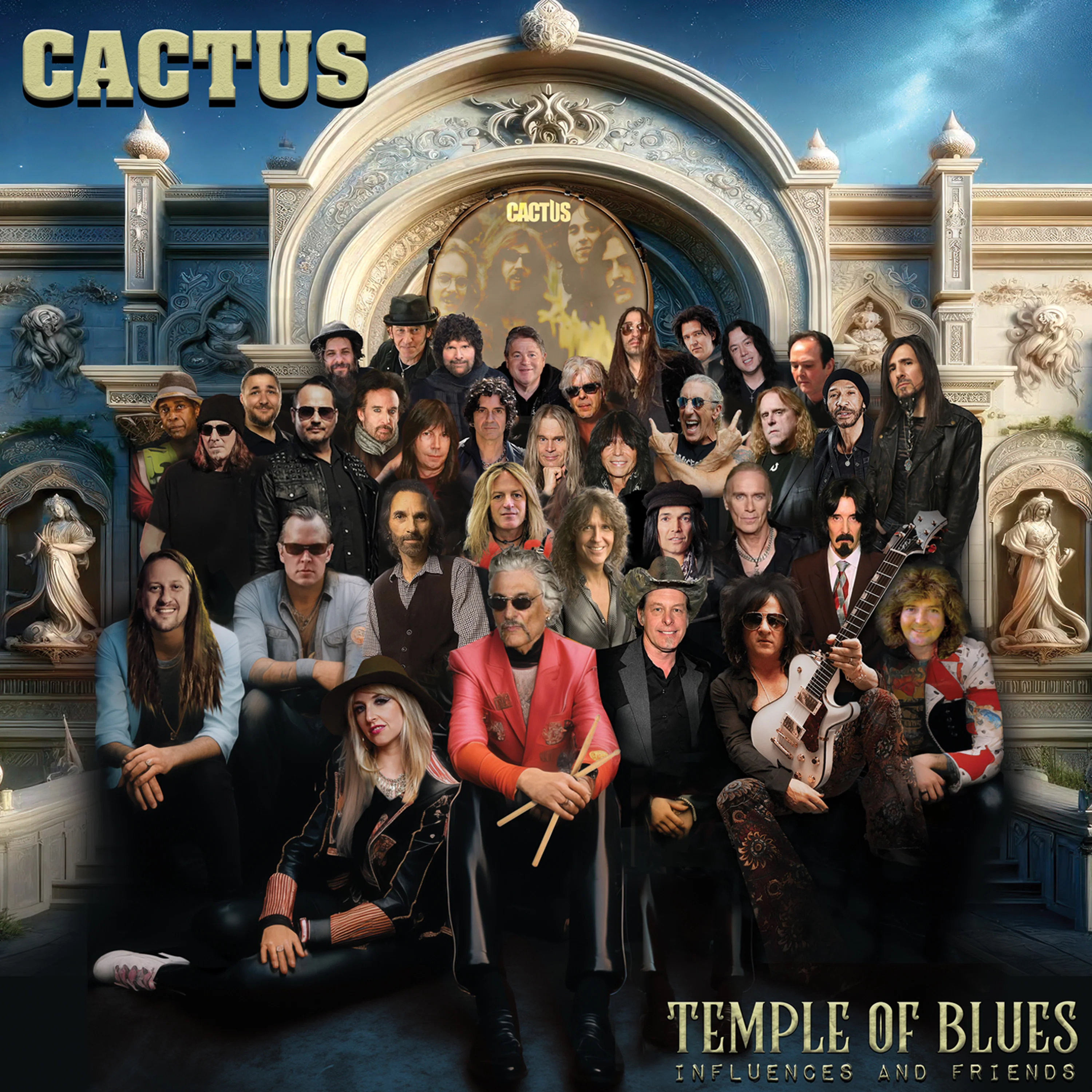 Cactus - Temple Of Blues - Influences And Friends (CD) - Image 3