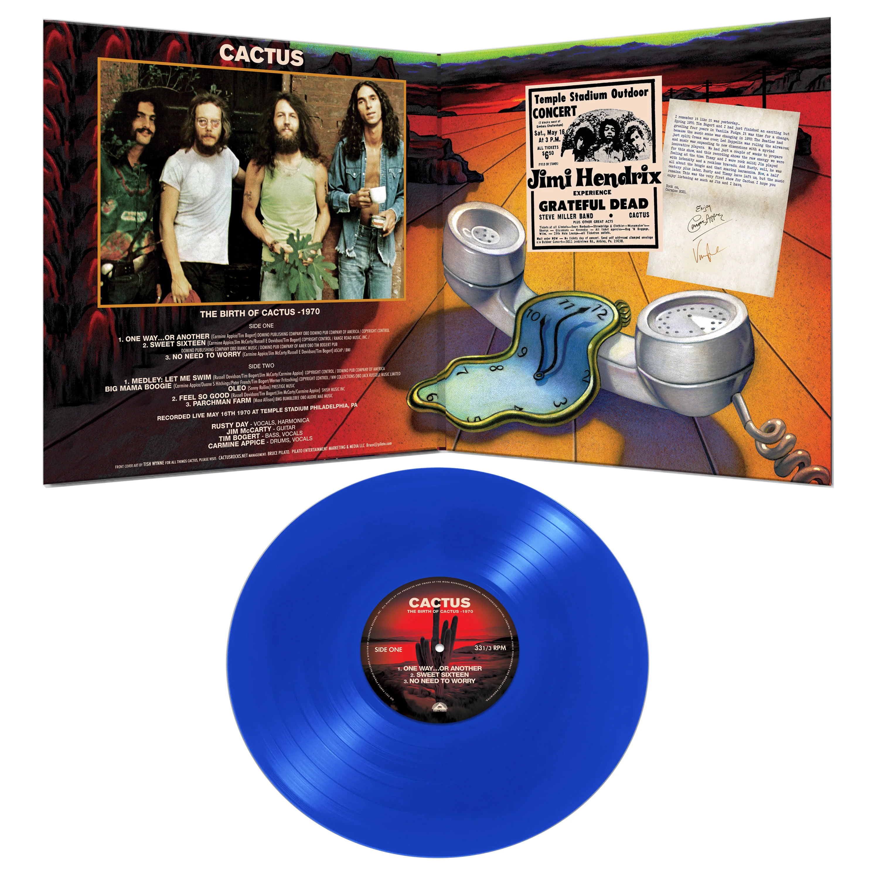 Cactus - The Birth of Cactus - 1970 (Limited Edition Blue Vinyl) - Image 3