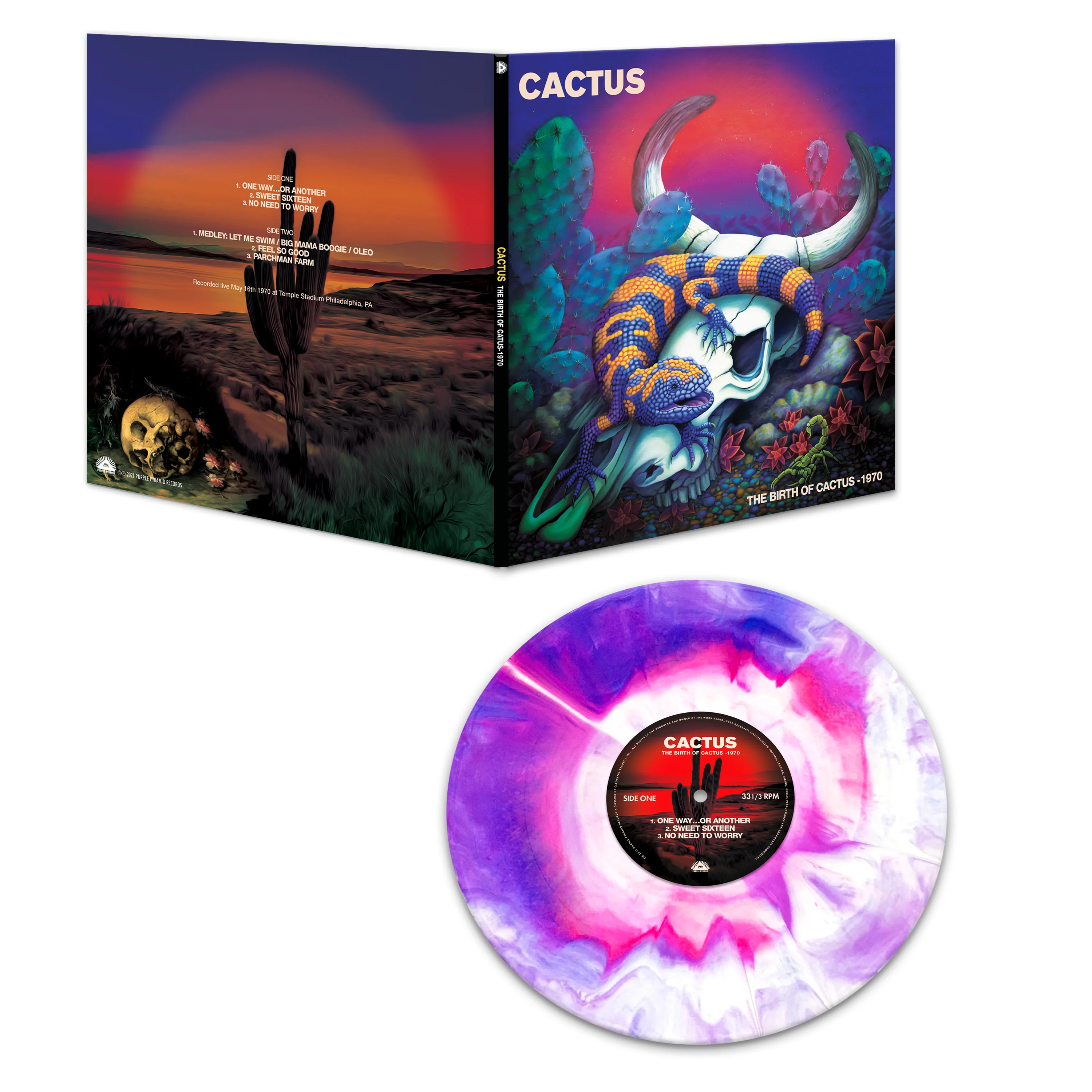 Cactus - The Birth of Cactus - 1970 (Limited Edition Purple Haze Vinyl) - Image 2