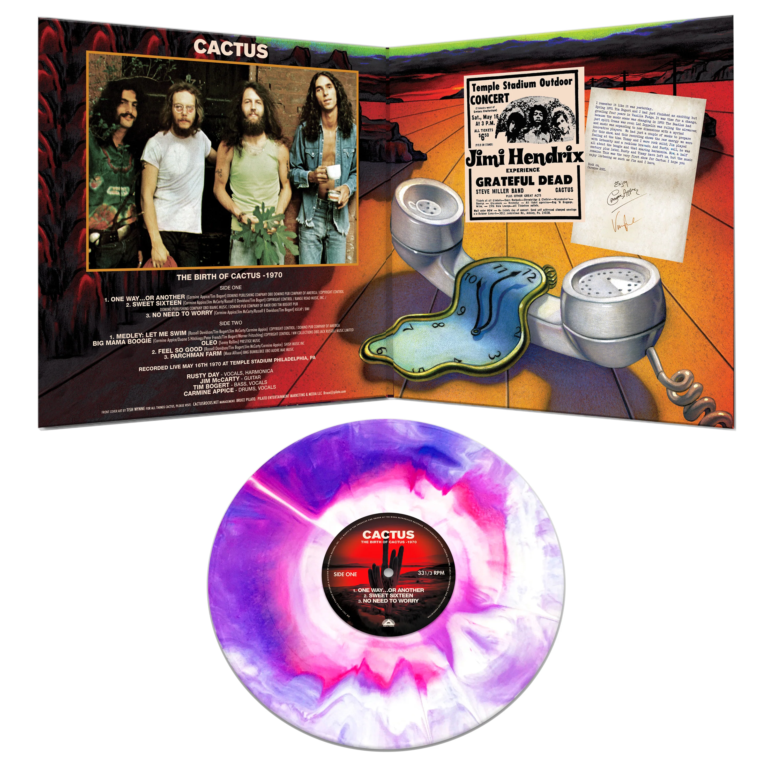 Cactus - The Birth of Cactus - 1970 (Limited Edition Purple Haze Vinyl) - Image 3