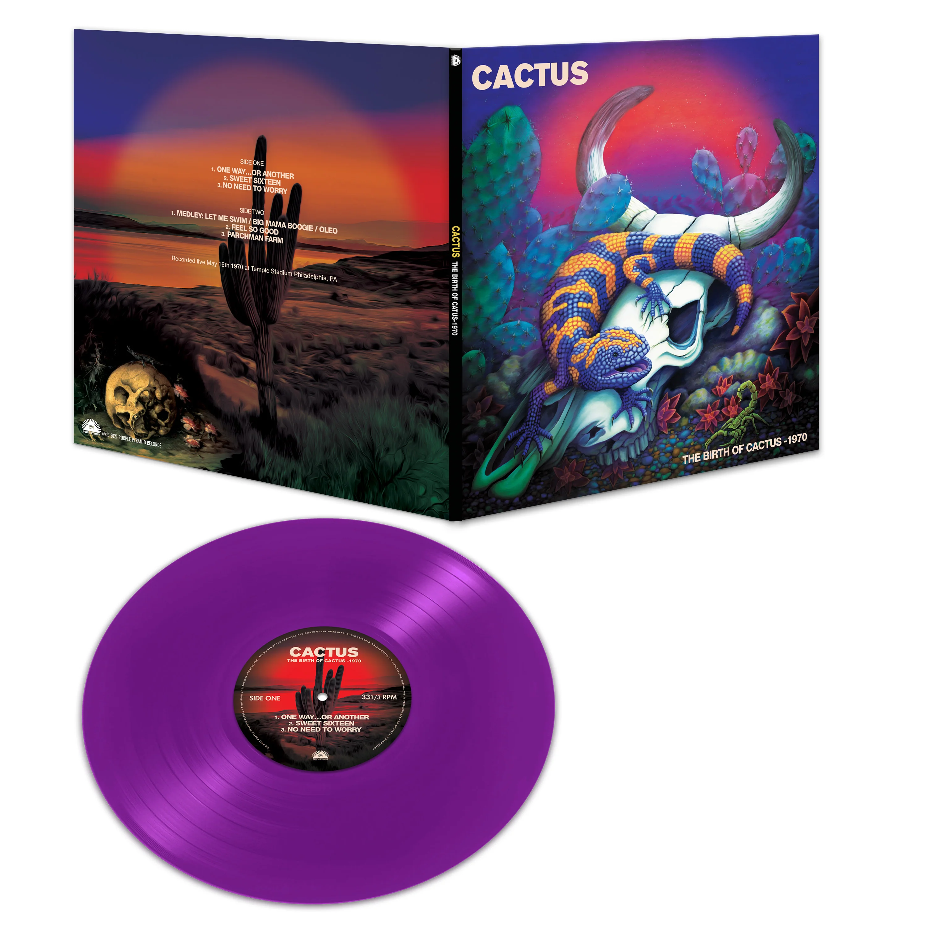 Cactus - The Birth of Cactus - 1970 (Limited Edition Purple Vinyl) - Image 2