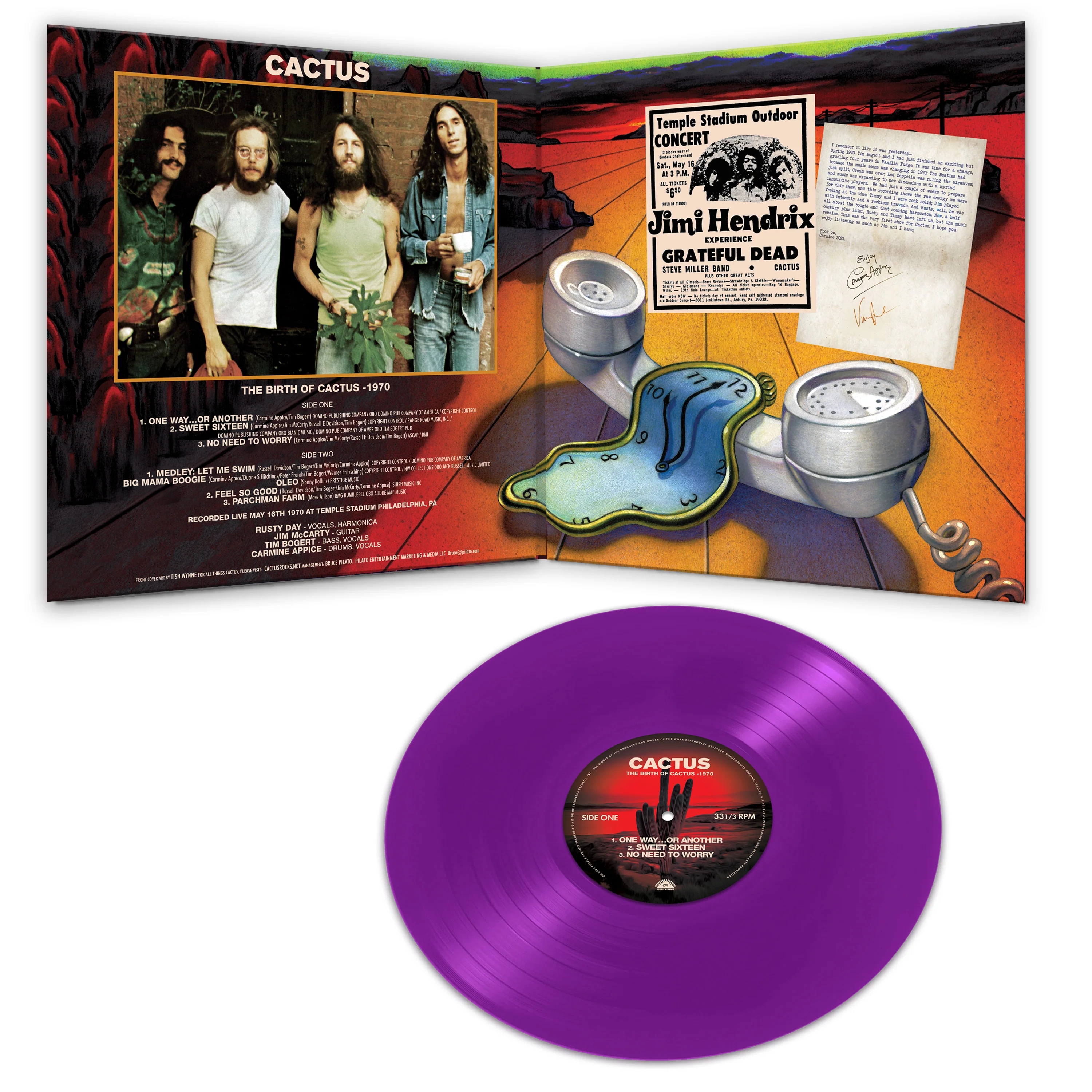 Cactus - The Birth of Cactus - 1970 (Limited Edition Purple Vinyl) - Image 3