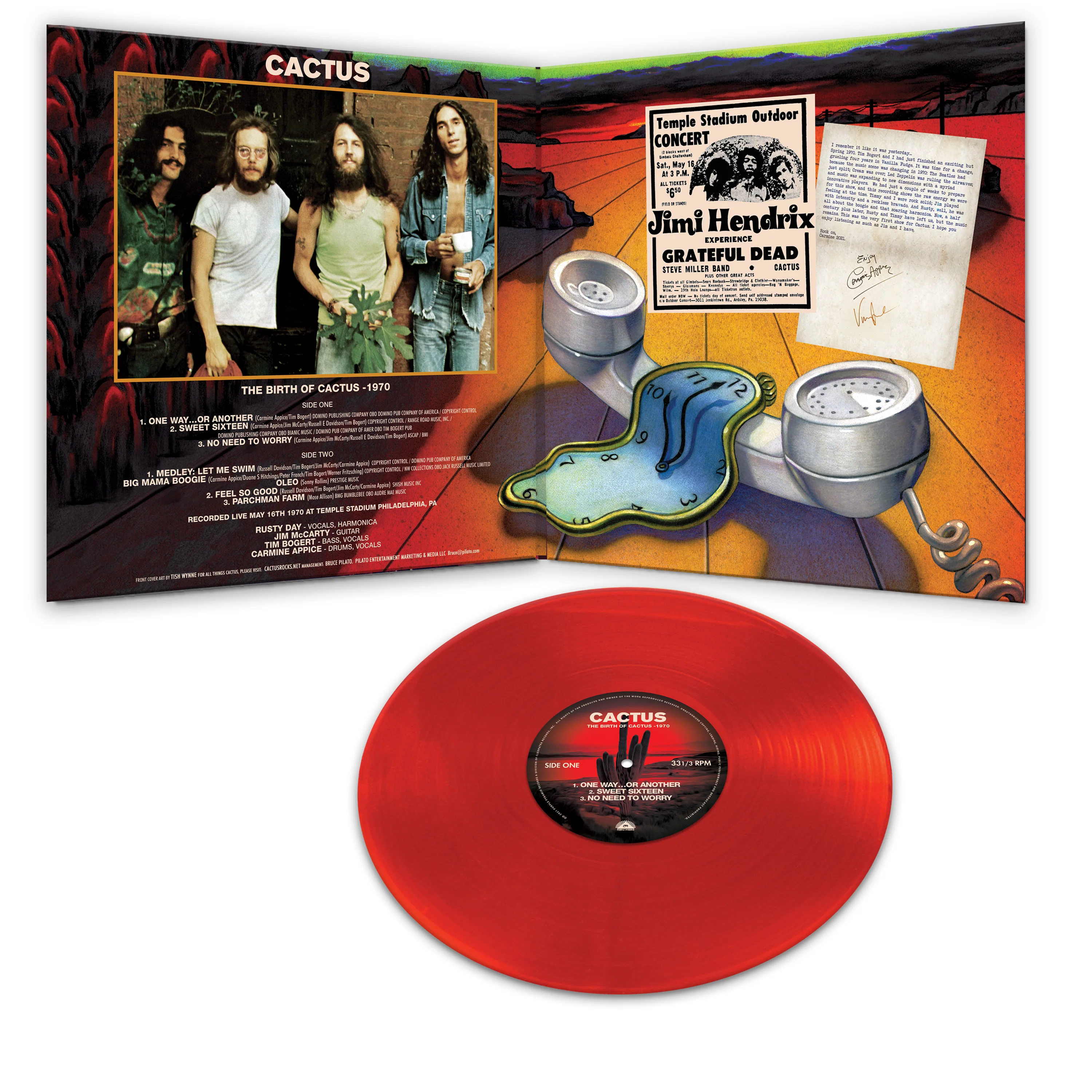 Cactus - The Birth of Cactus - 1970 (Limited Edition Red Vinyl) - Image 3