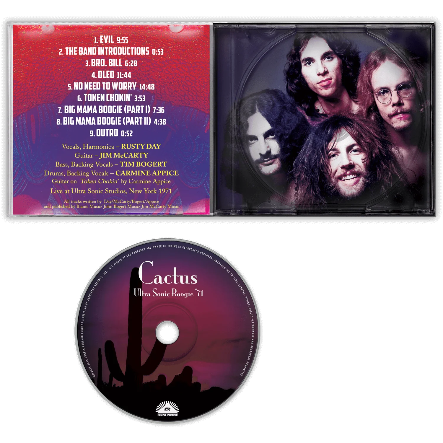 Cactus - Ultra Sonic Boogie 1971 (Jewel Case CD) - Image 3