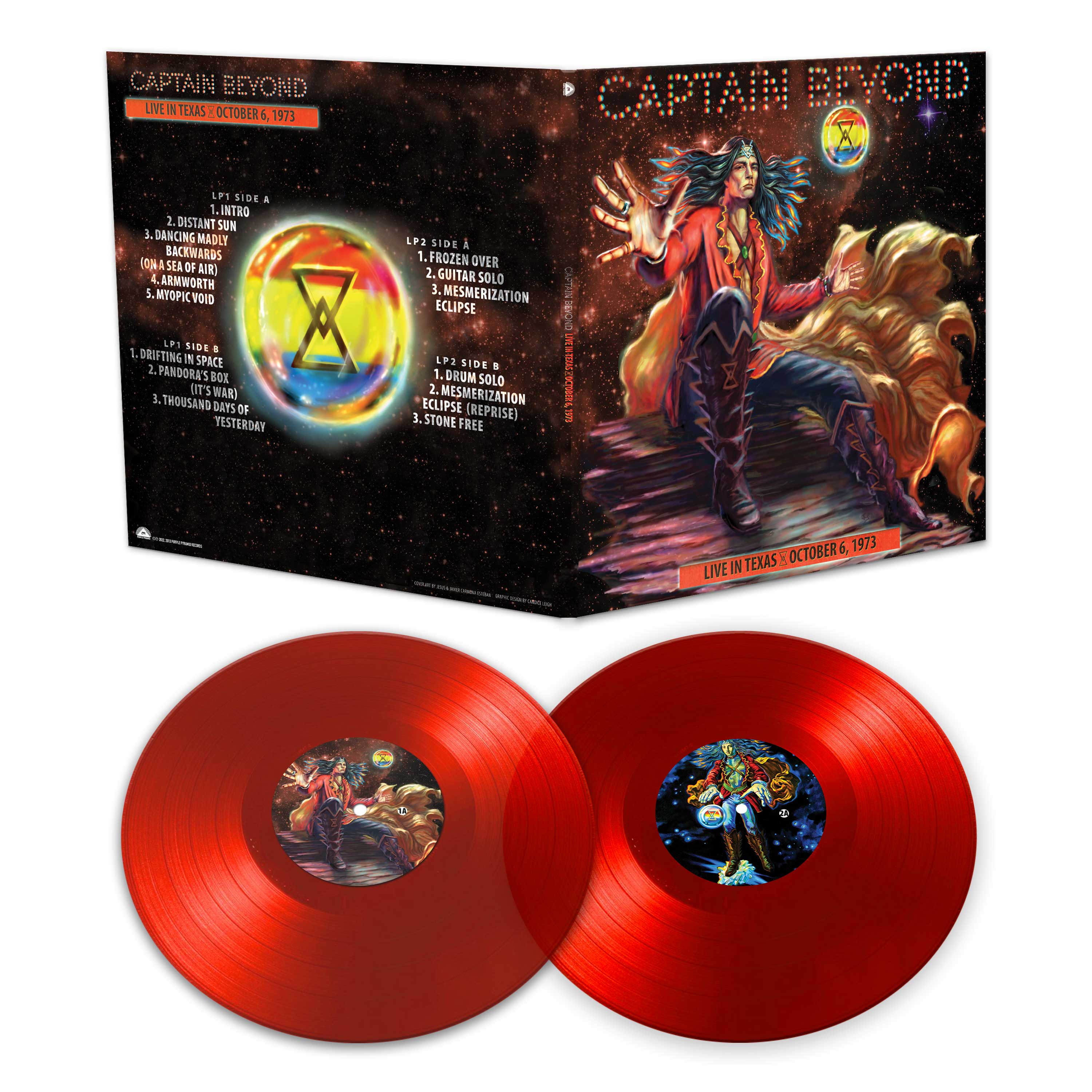 Captain Beyond - Live In Texas - October 6, 1973 (Red Double Vinyl) - Image 2