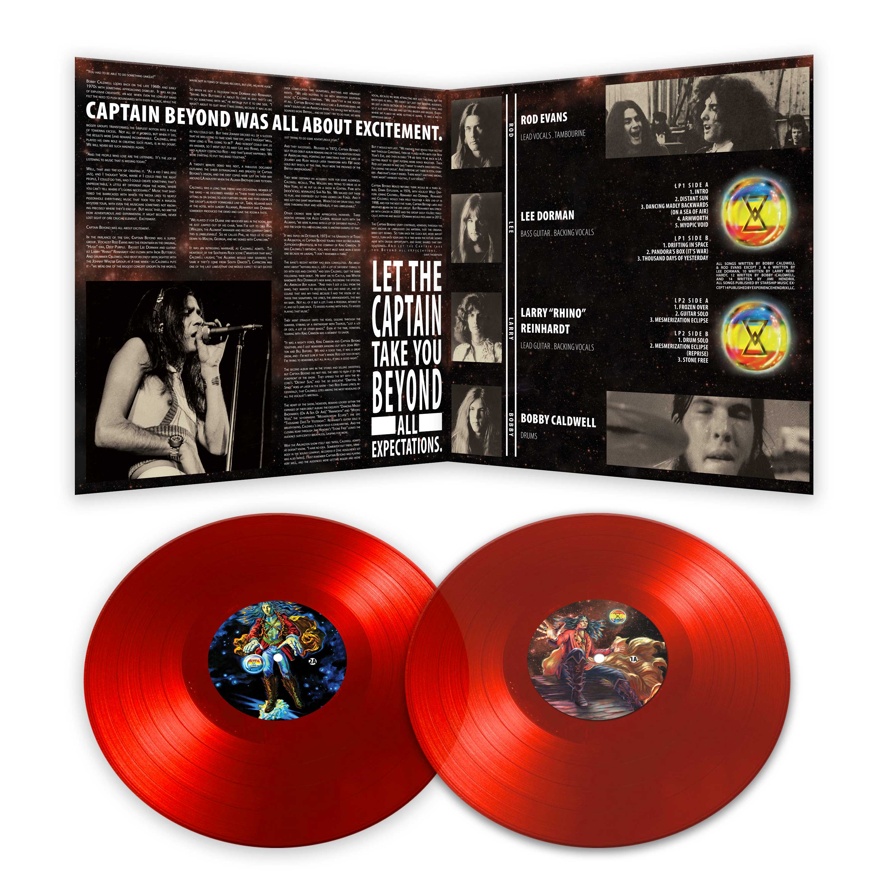 Captain Beyond - Live In Texas - October 6, 1973 (Red Double Vinyl) - Image 3