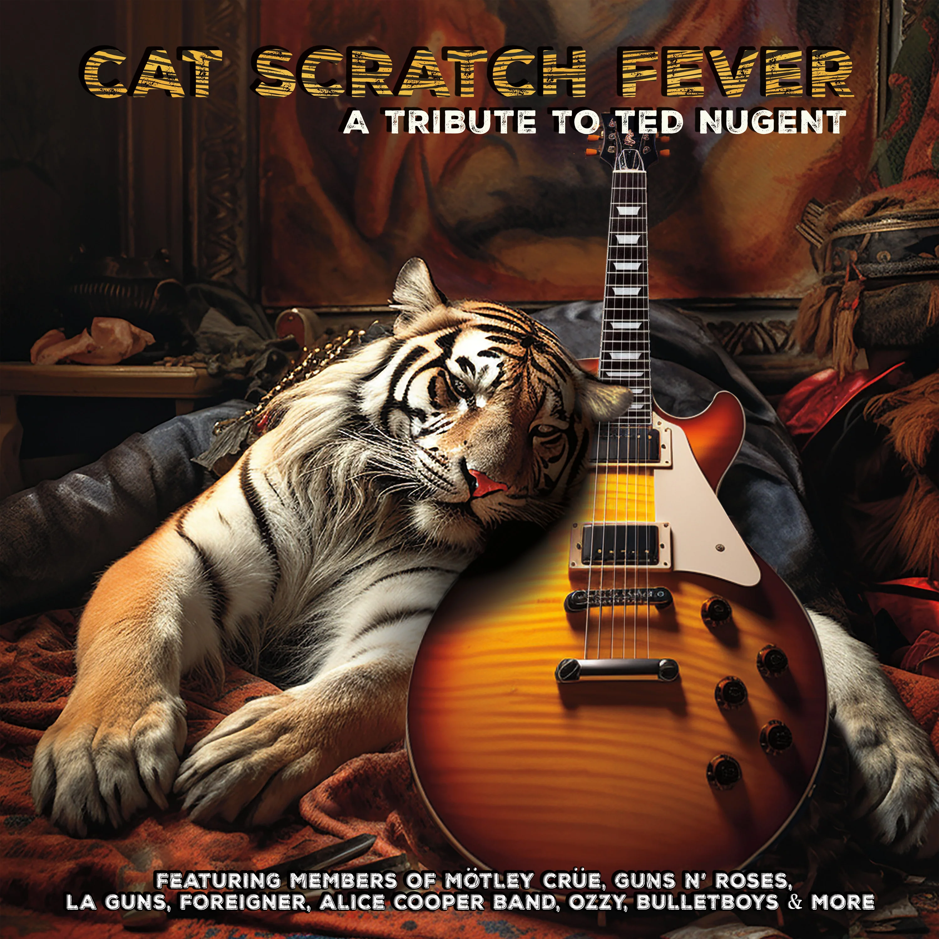 Cat Scratch Fever - A Tribute To Ted Nugent (Orange Marble Vinyl) - Image 3