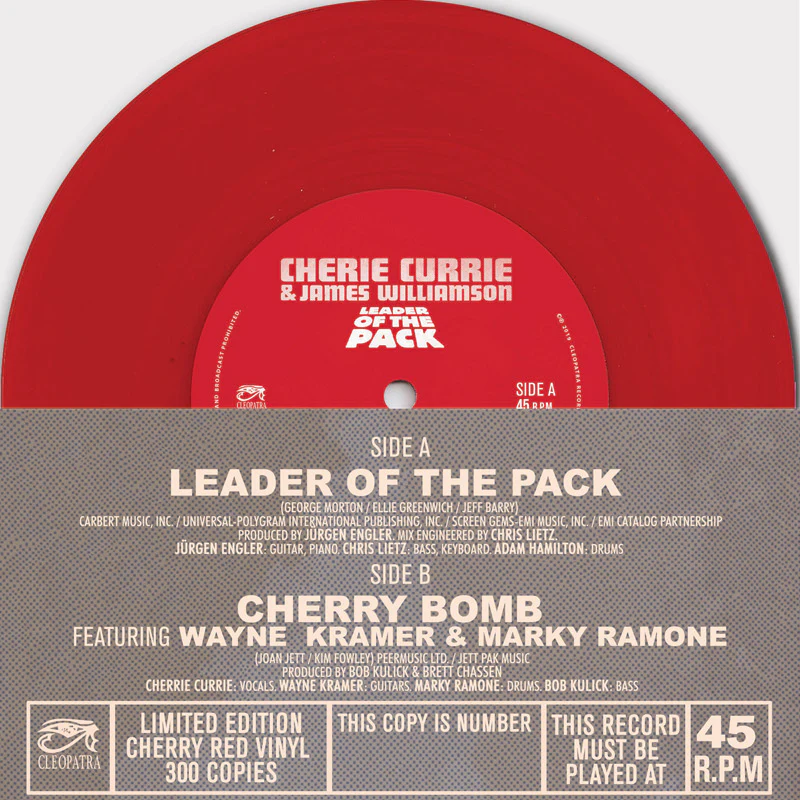 Cherie Currie & James Williamson - Leader of the Pack (Limited Edition Colored Vinyl) - Image 2