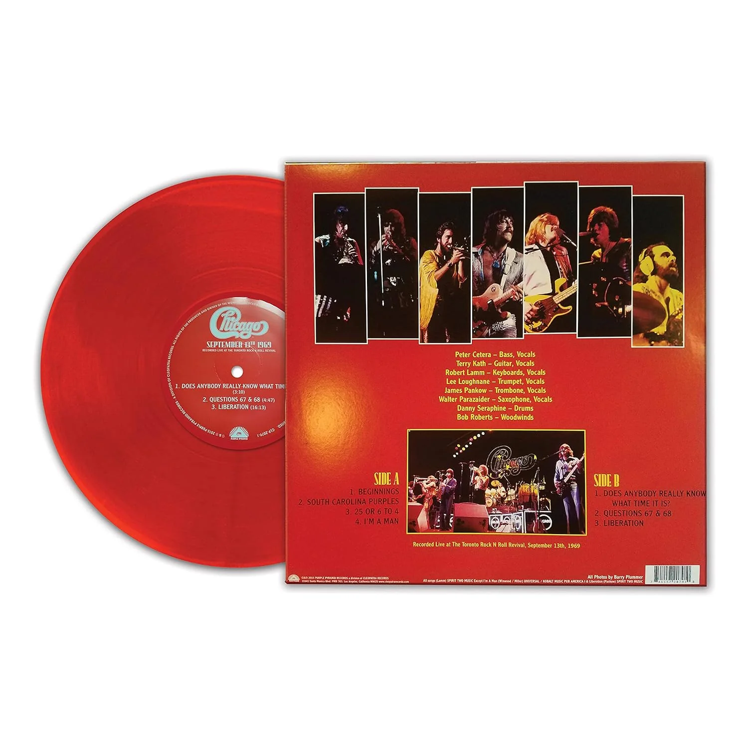 Chicago - September 13, 1969 (Red LP) - Image 2